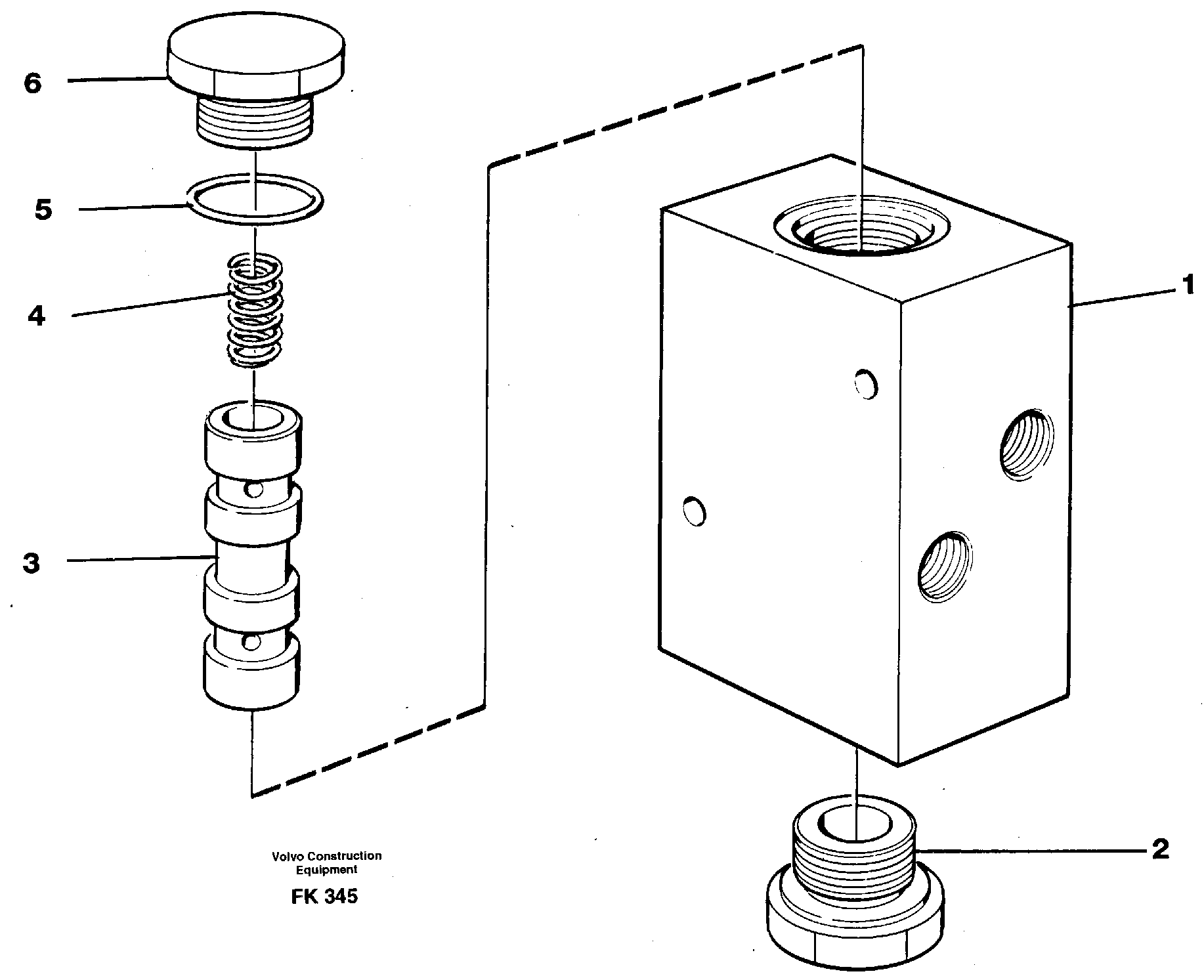 High speed valve — volvo parts diagram