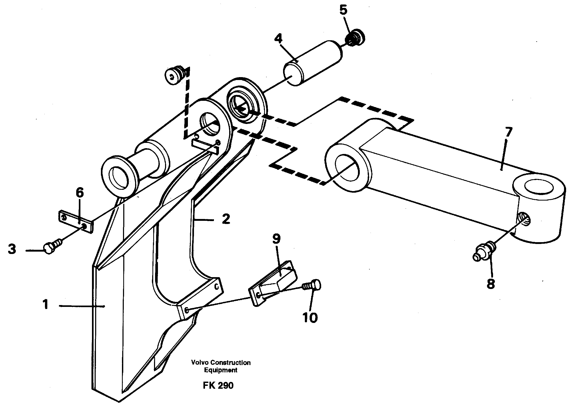 Clamshell rest  14259252 — volvo parts diagram