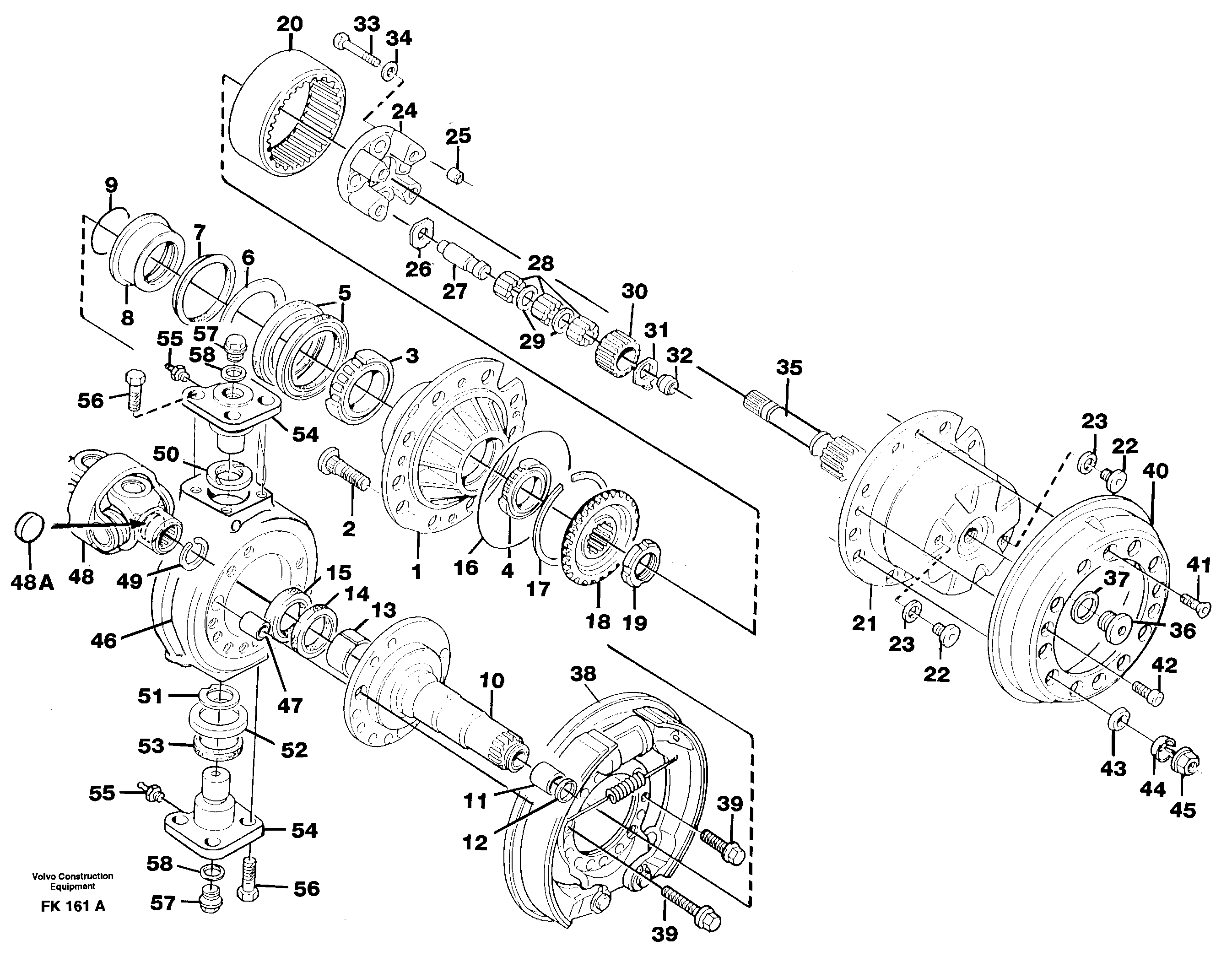 Wheel hub — volvo parts diagram