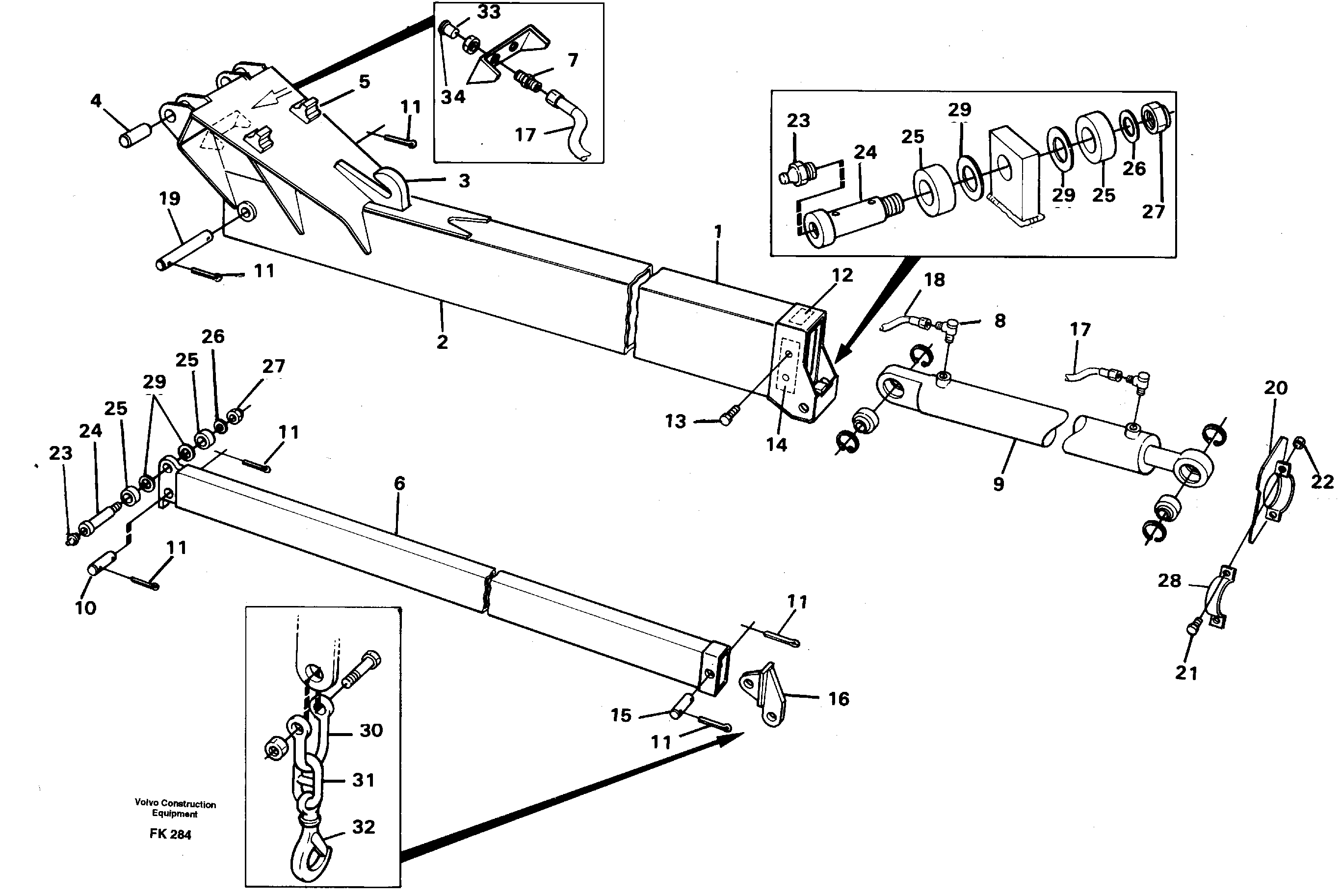 Jib  14253079 — volvo parts diagram