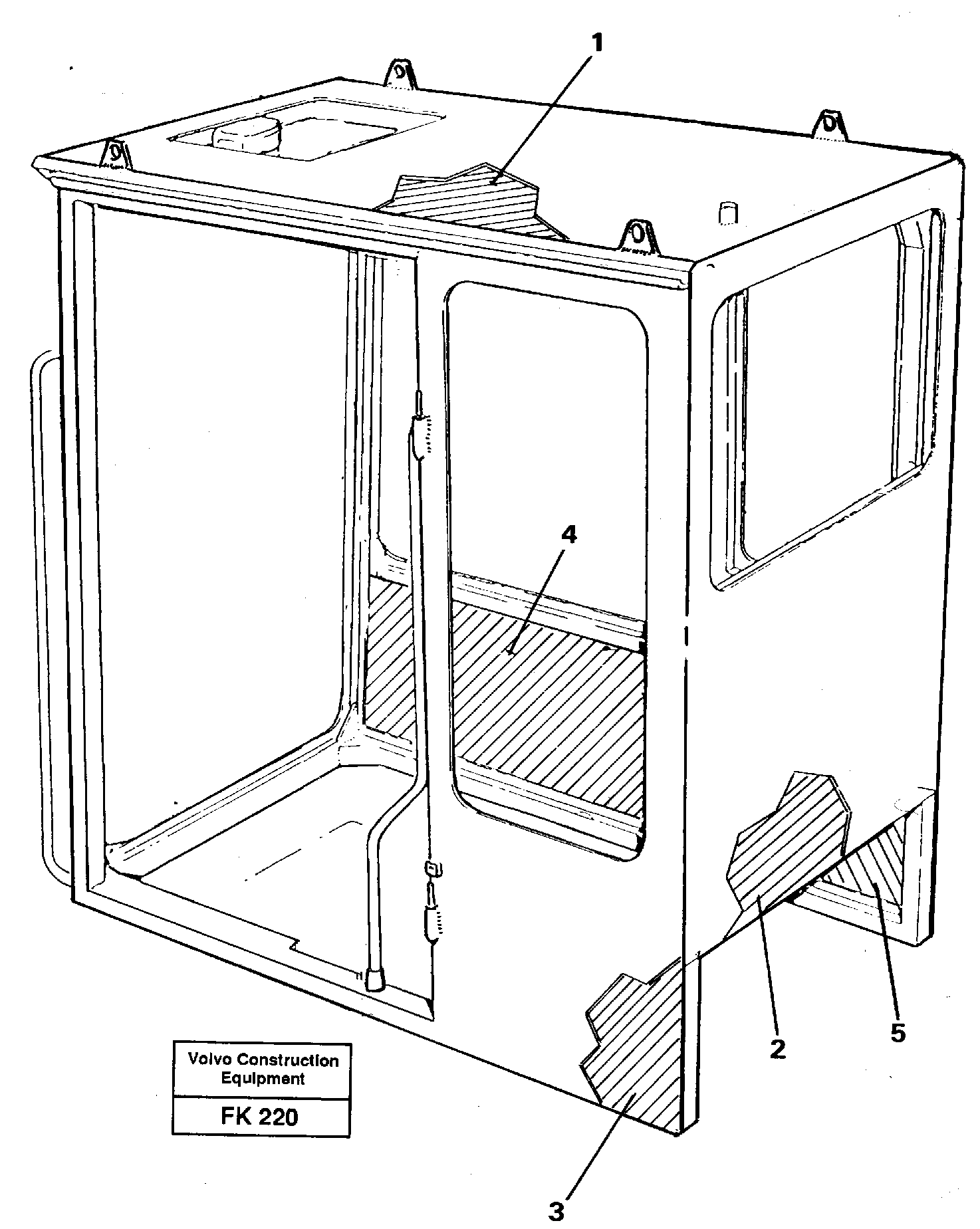Cabin coating — volvo parts diagram