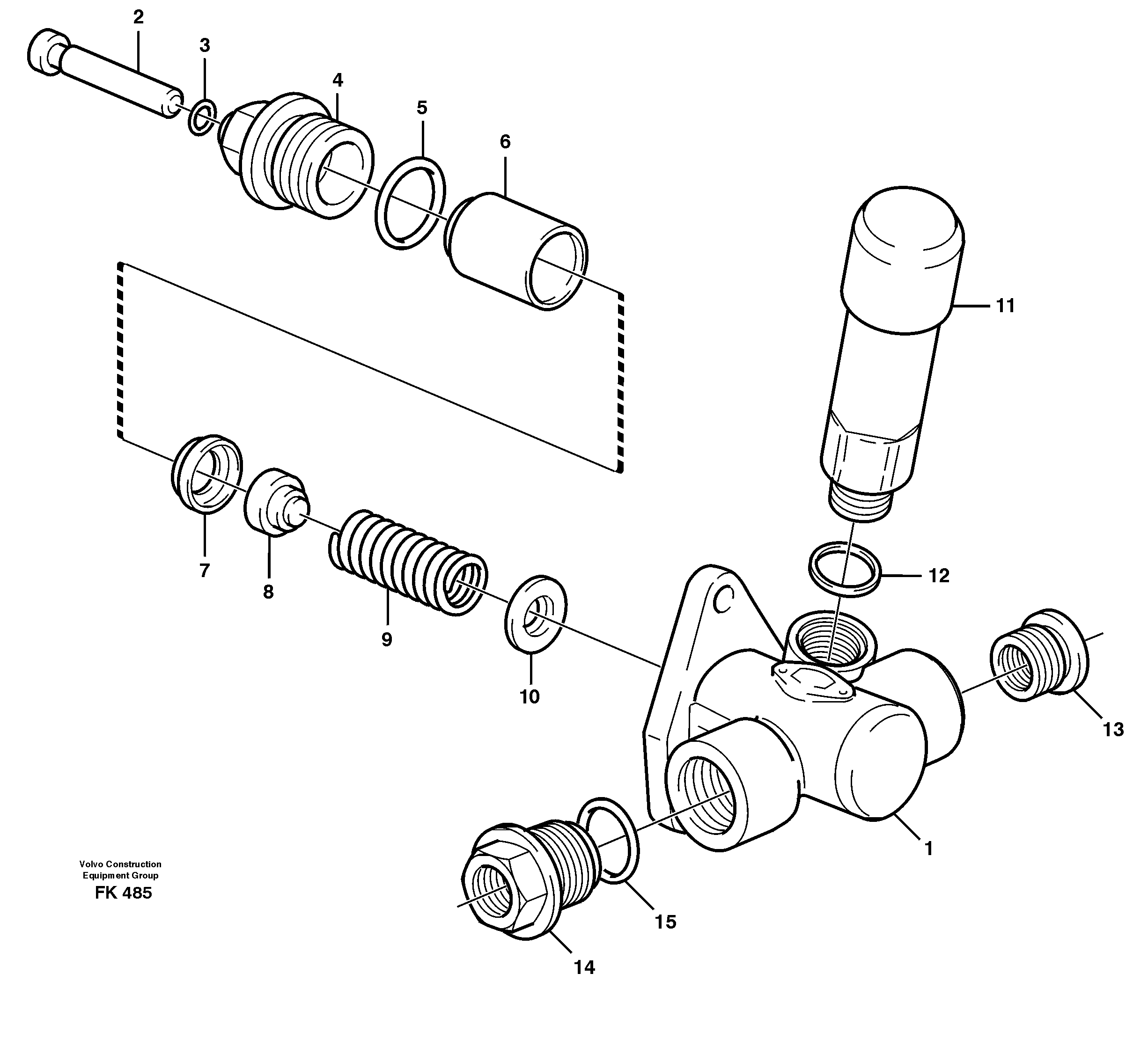 Feed pump  TD 63 KHE — volvo parts diagram