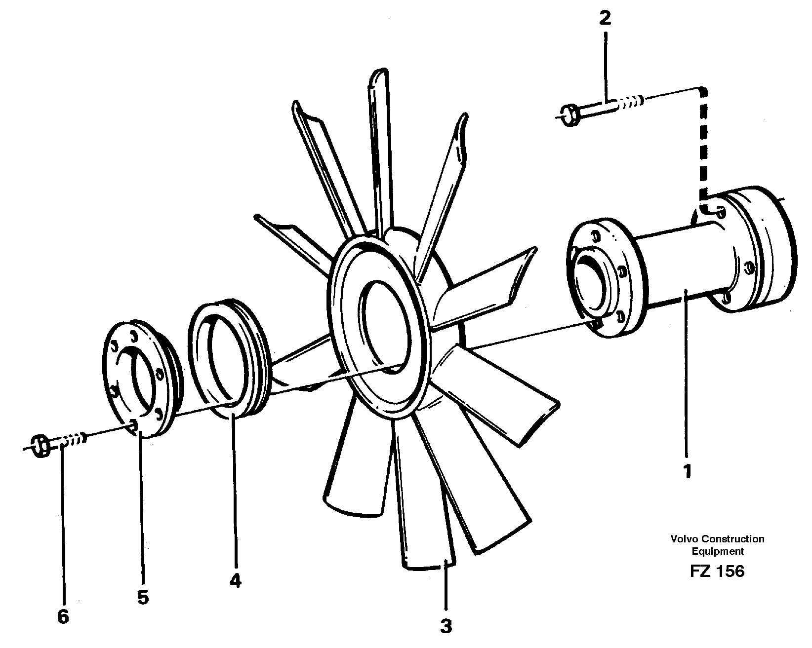 Fan — volvo parts diagram