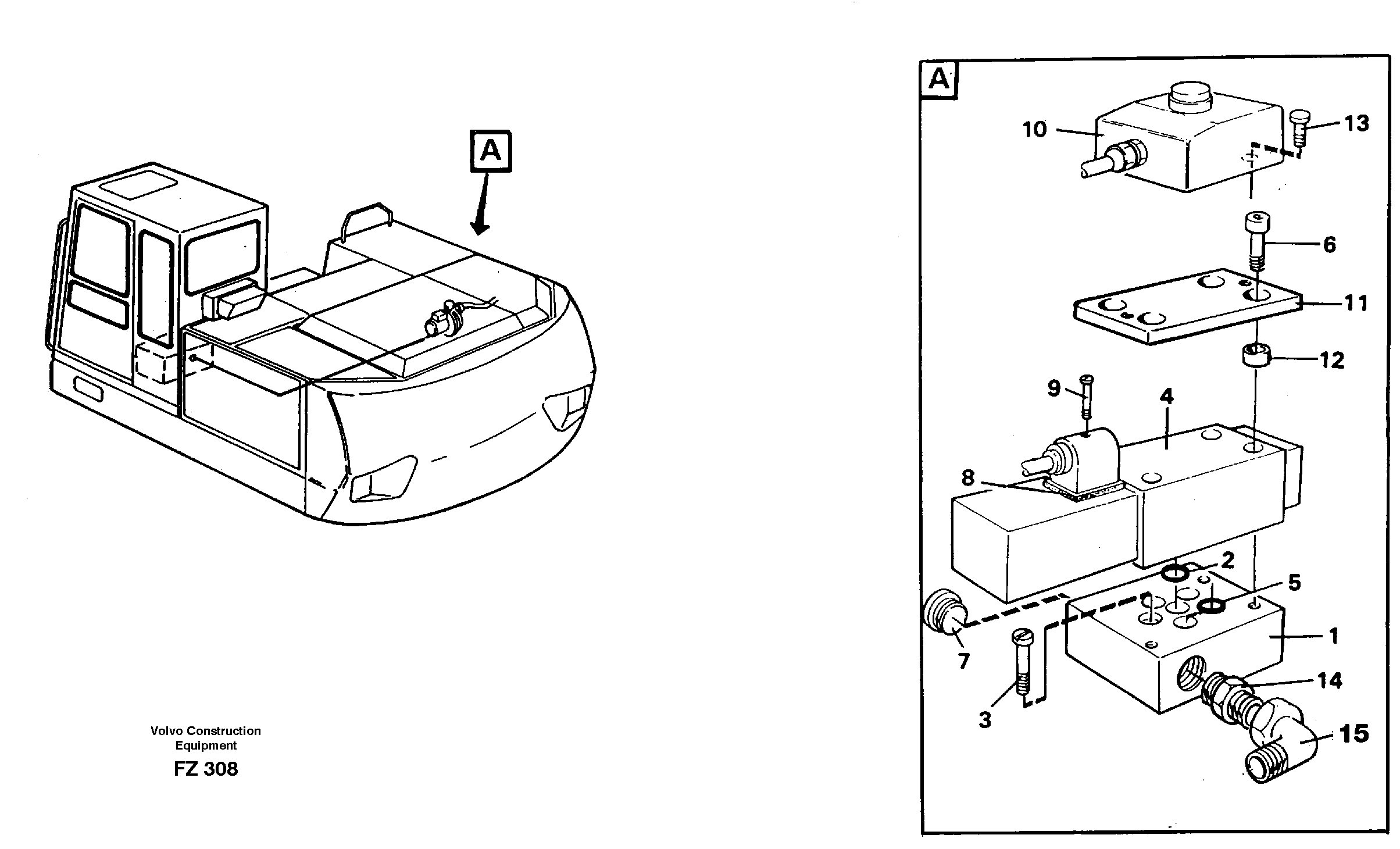 Overfilling guard 14259796 — volvo parts diagram
