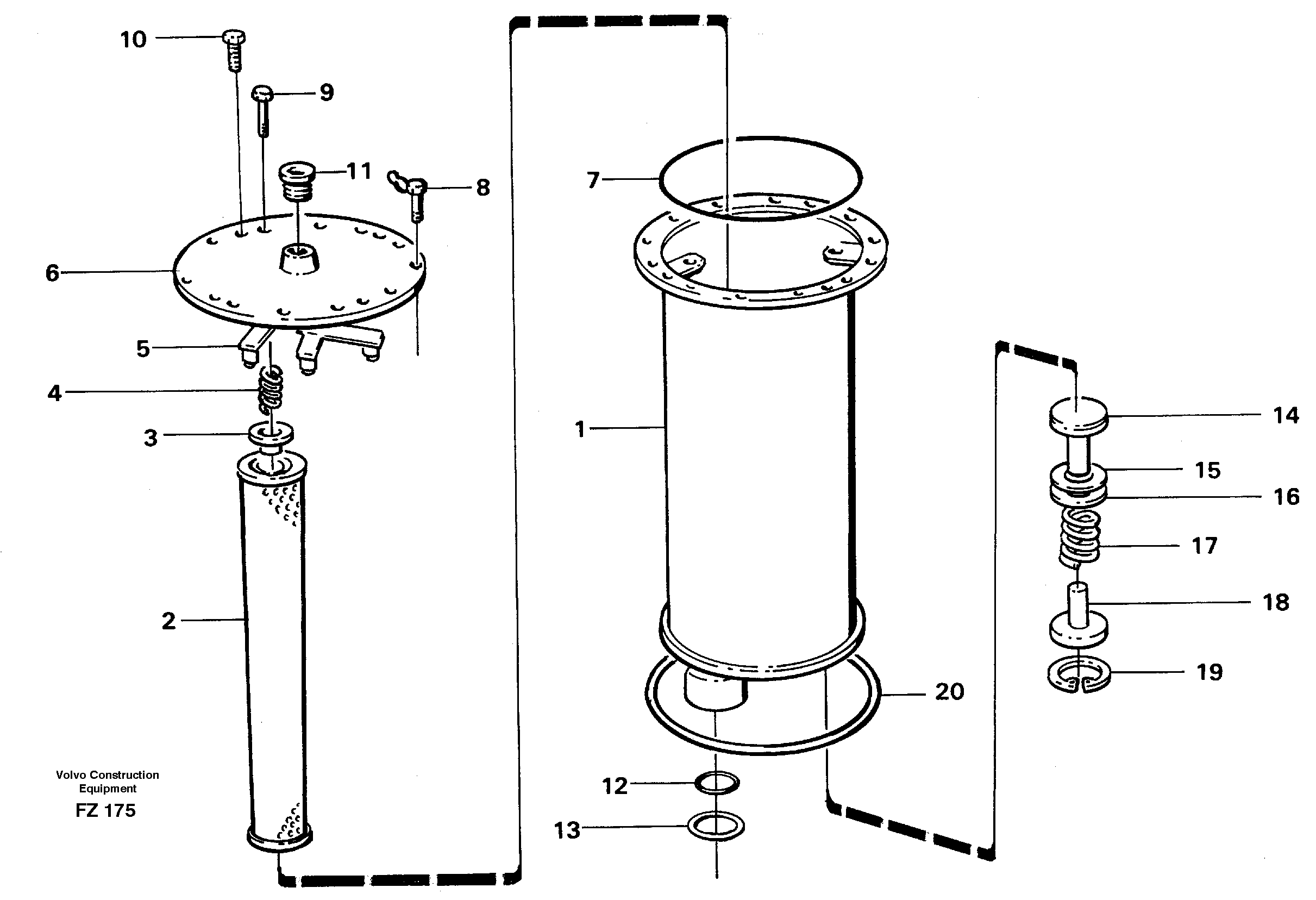 Filter box — volvo parts diagram