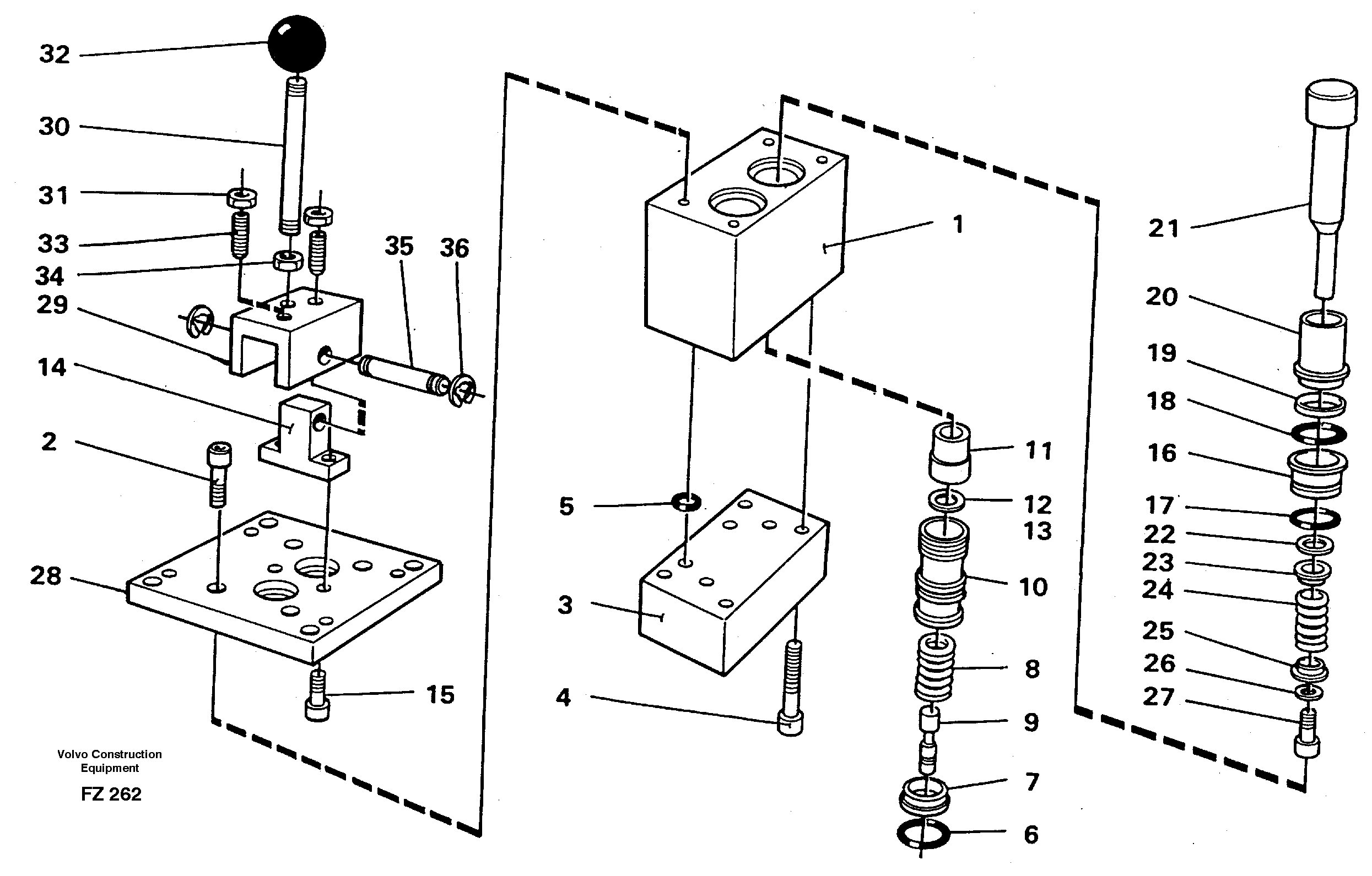 Control pressure valve — volvo parts diagram