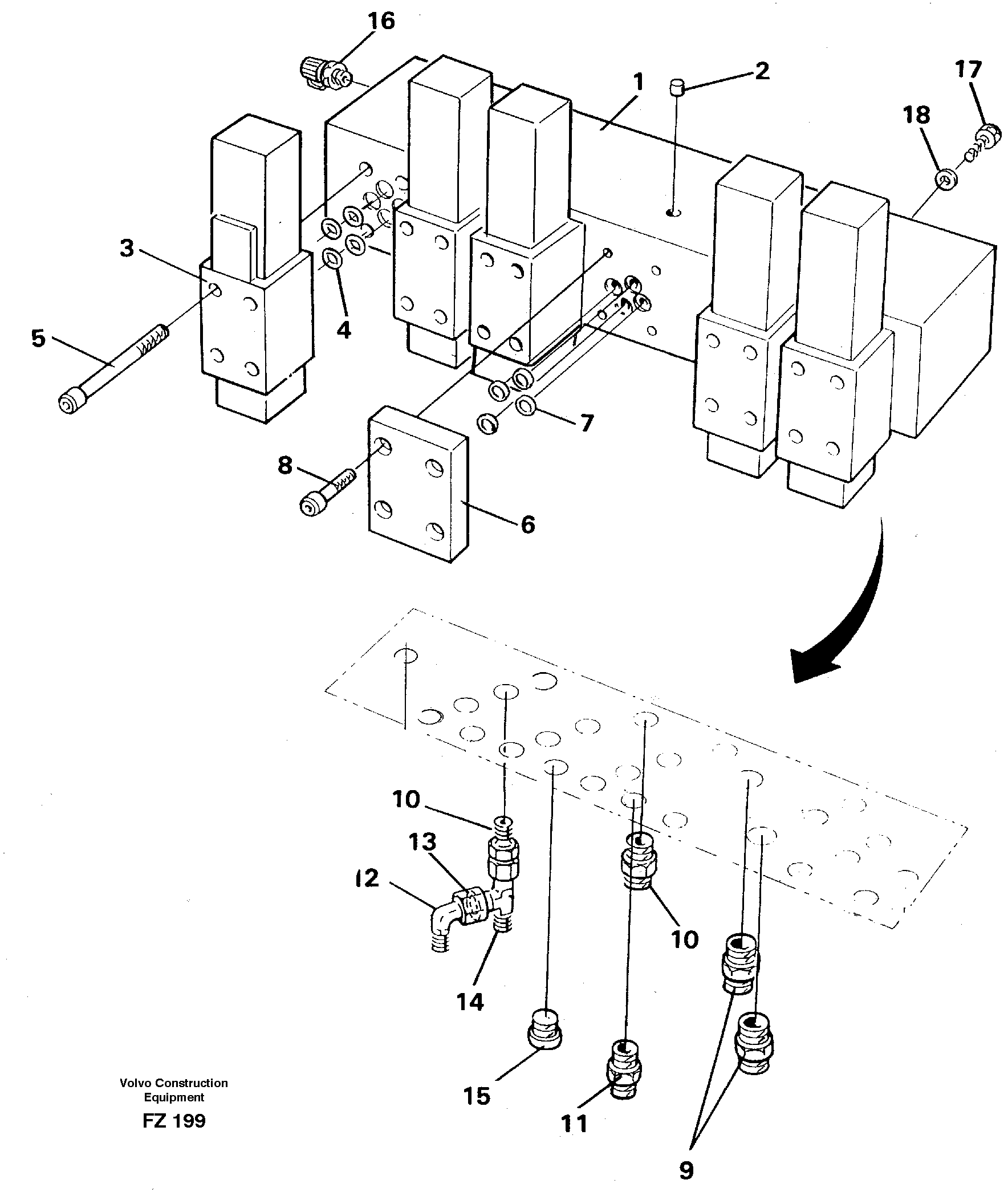 Control block — volvo parts diagram