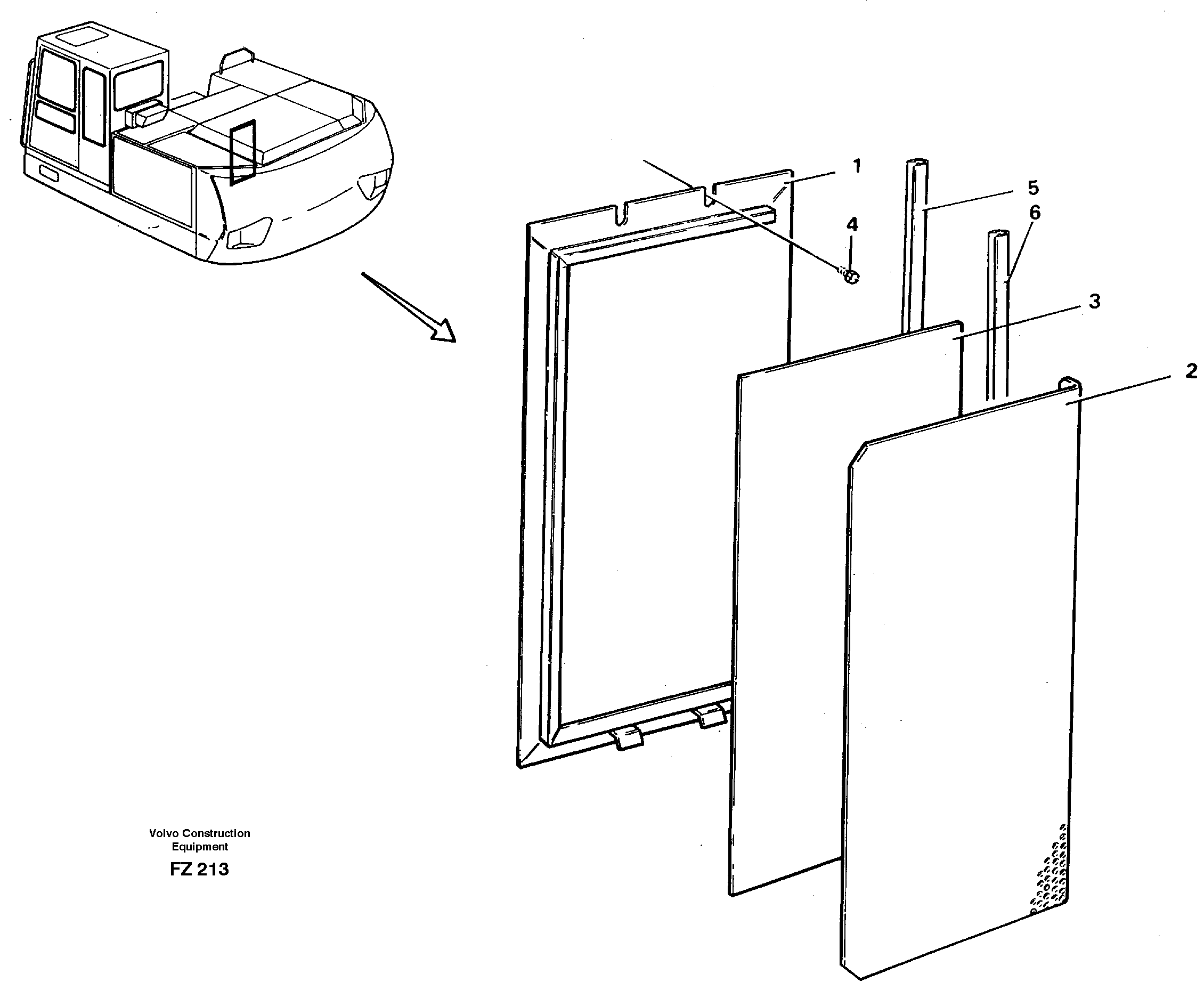 Hatch,engine — volvo parts diagram