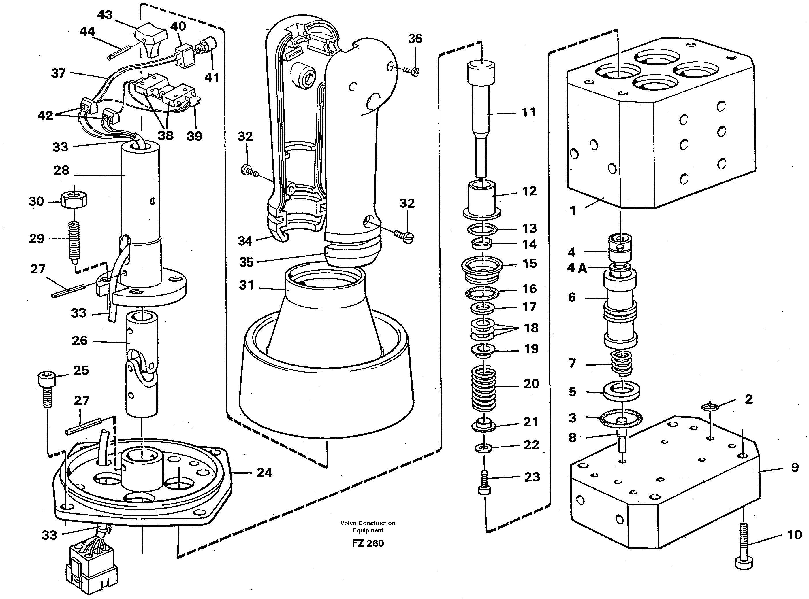 Control pressure valve — volvo parts diagram