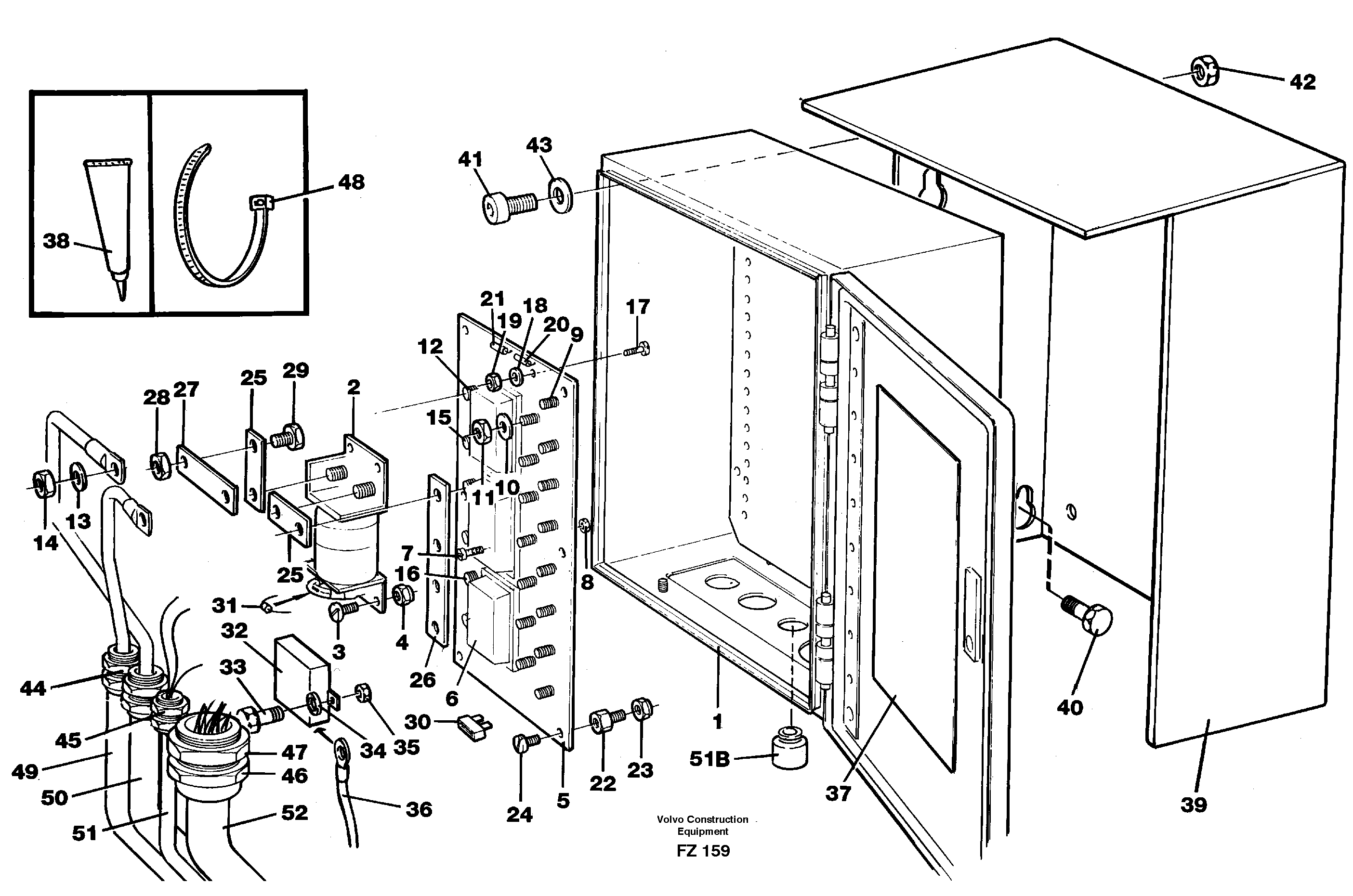 Main fuse box — volvo parts diagram