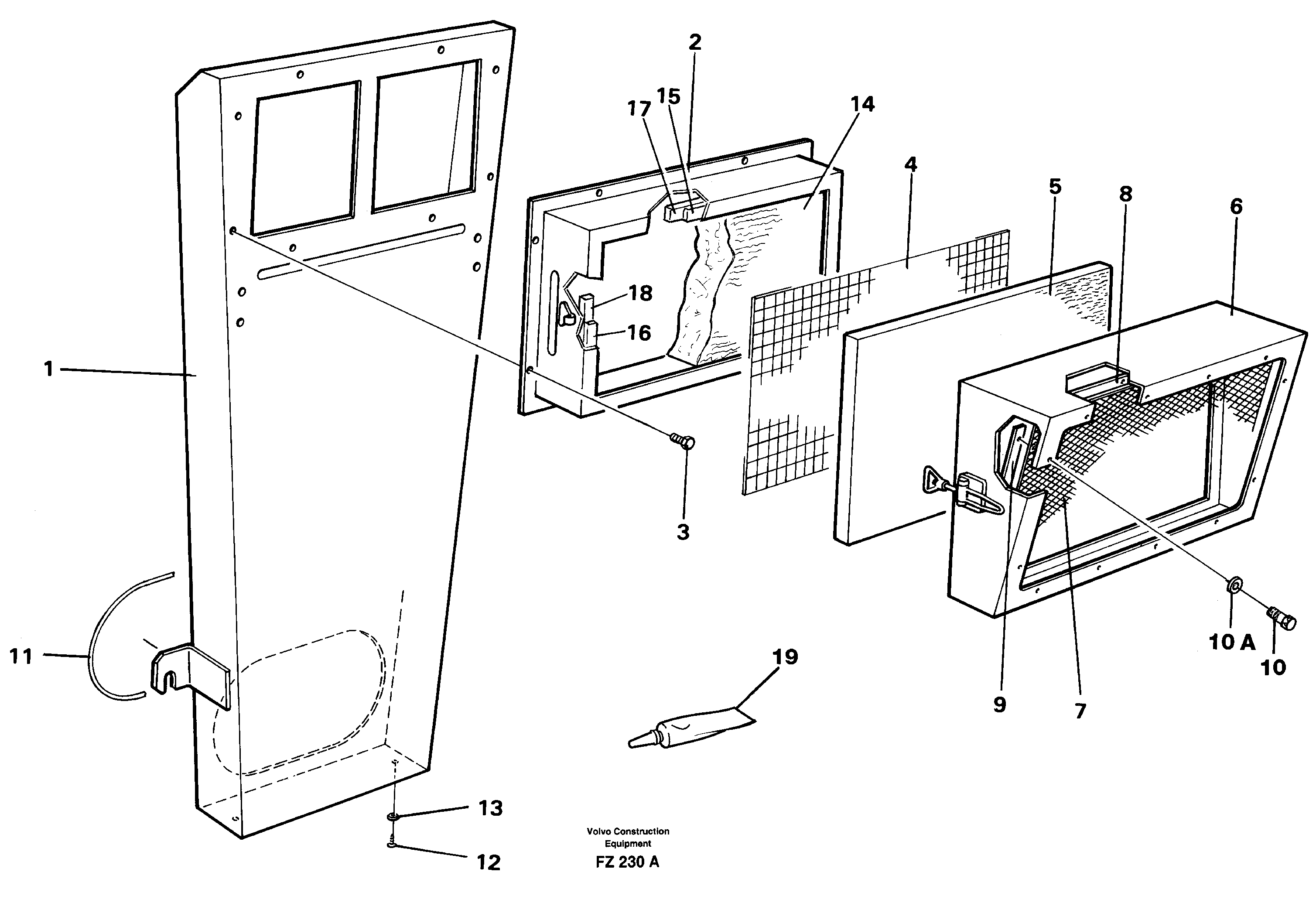 Air inlet — volvo parts diagram