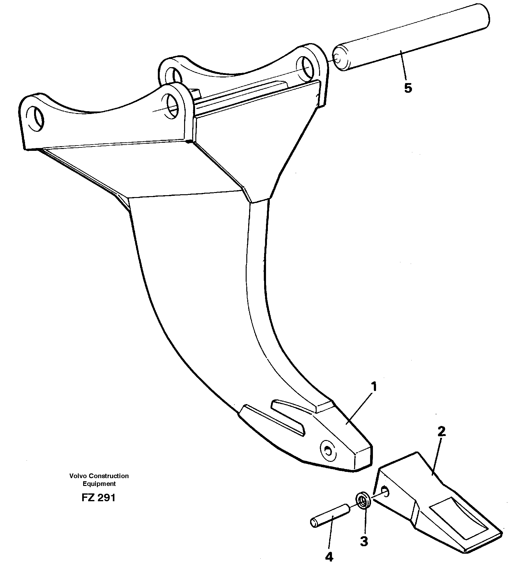 Ripper 14259270 — volvo parts diagram