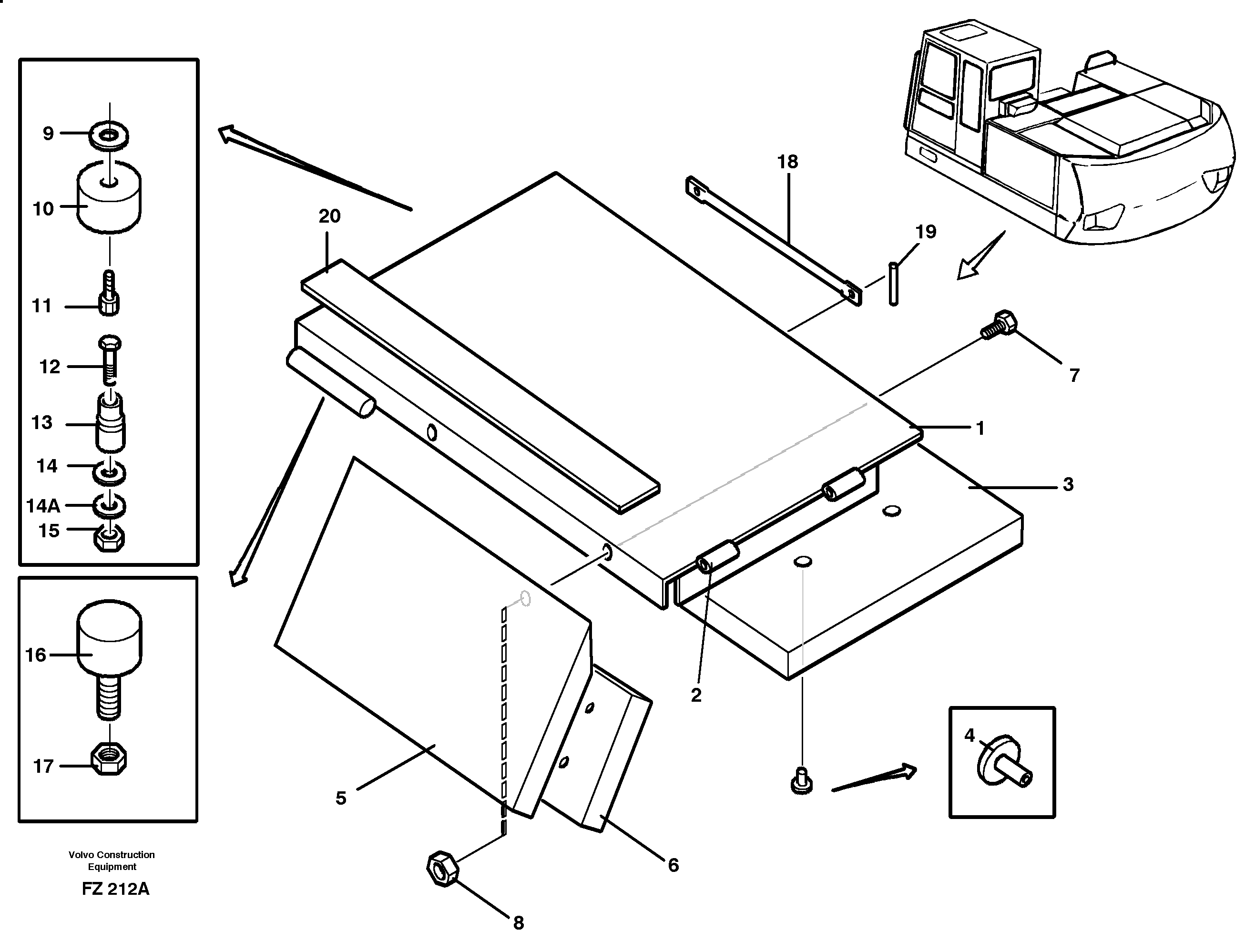 Hatch, valve housing — volvo parts diagram
