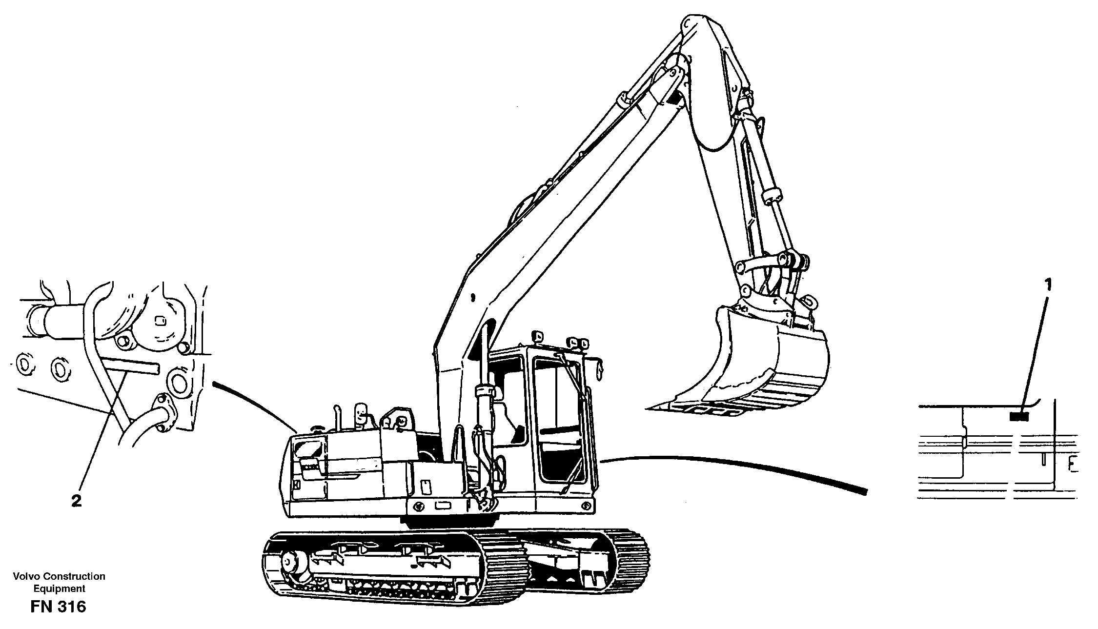 Product sign plate — volvo parts diagram