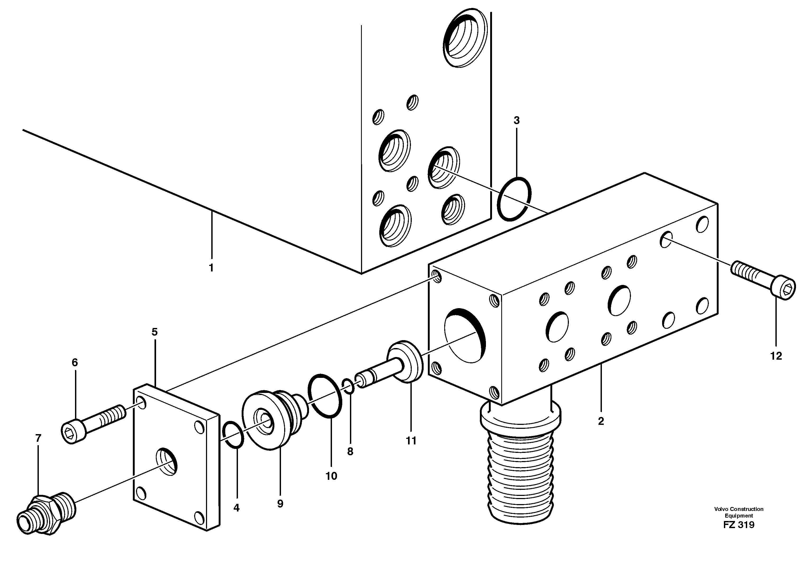 Shunt valve — volvo parts diagram