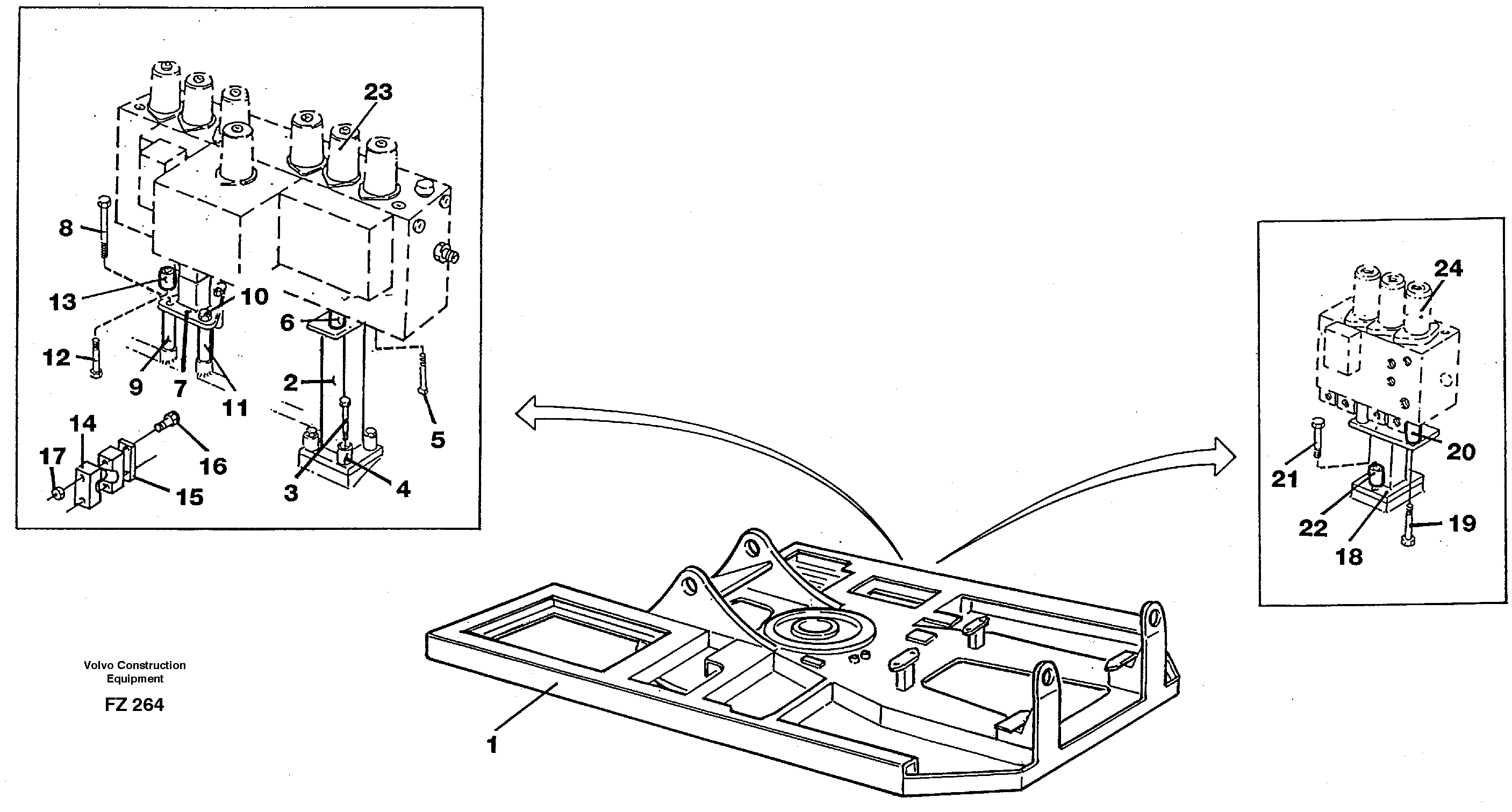 Superstructure — volvo parts diagram