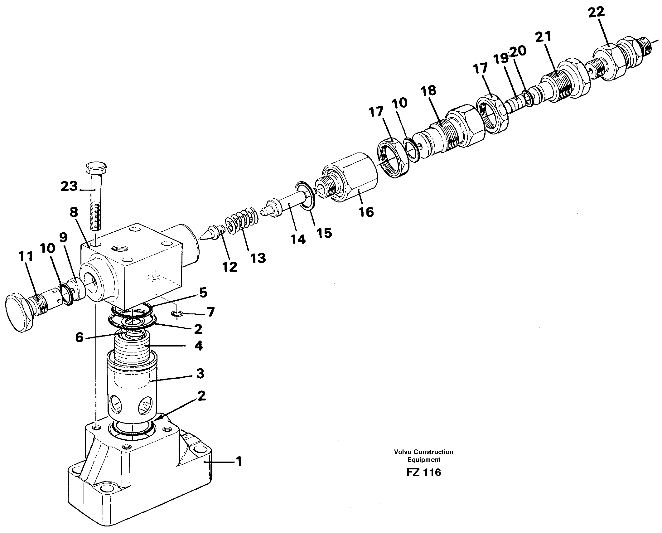 Pressure limiting valve — volvo parts diagram