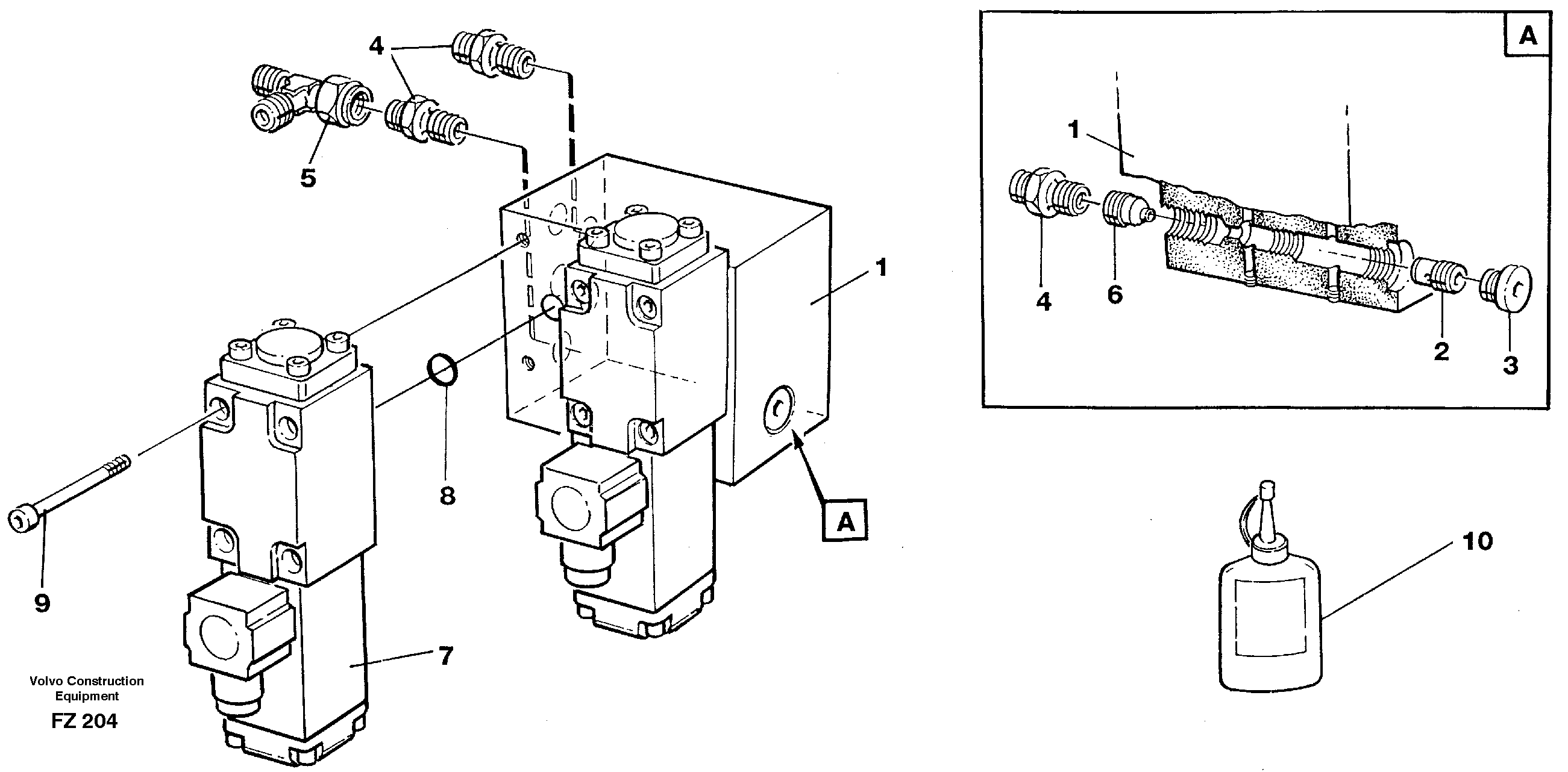 Control block — volvo parts diagram