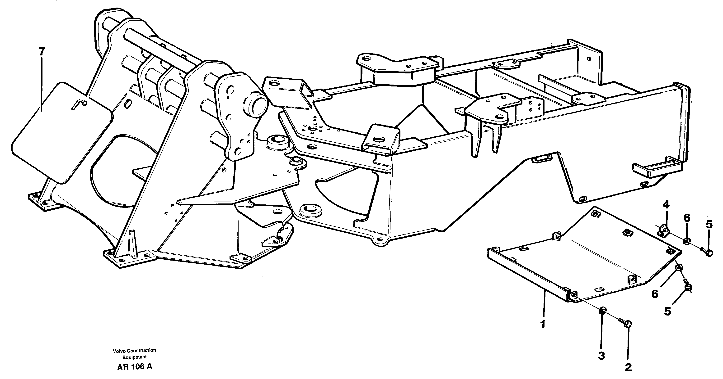 Protecting plates — volvo parts diagram