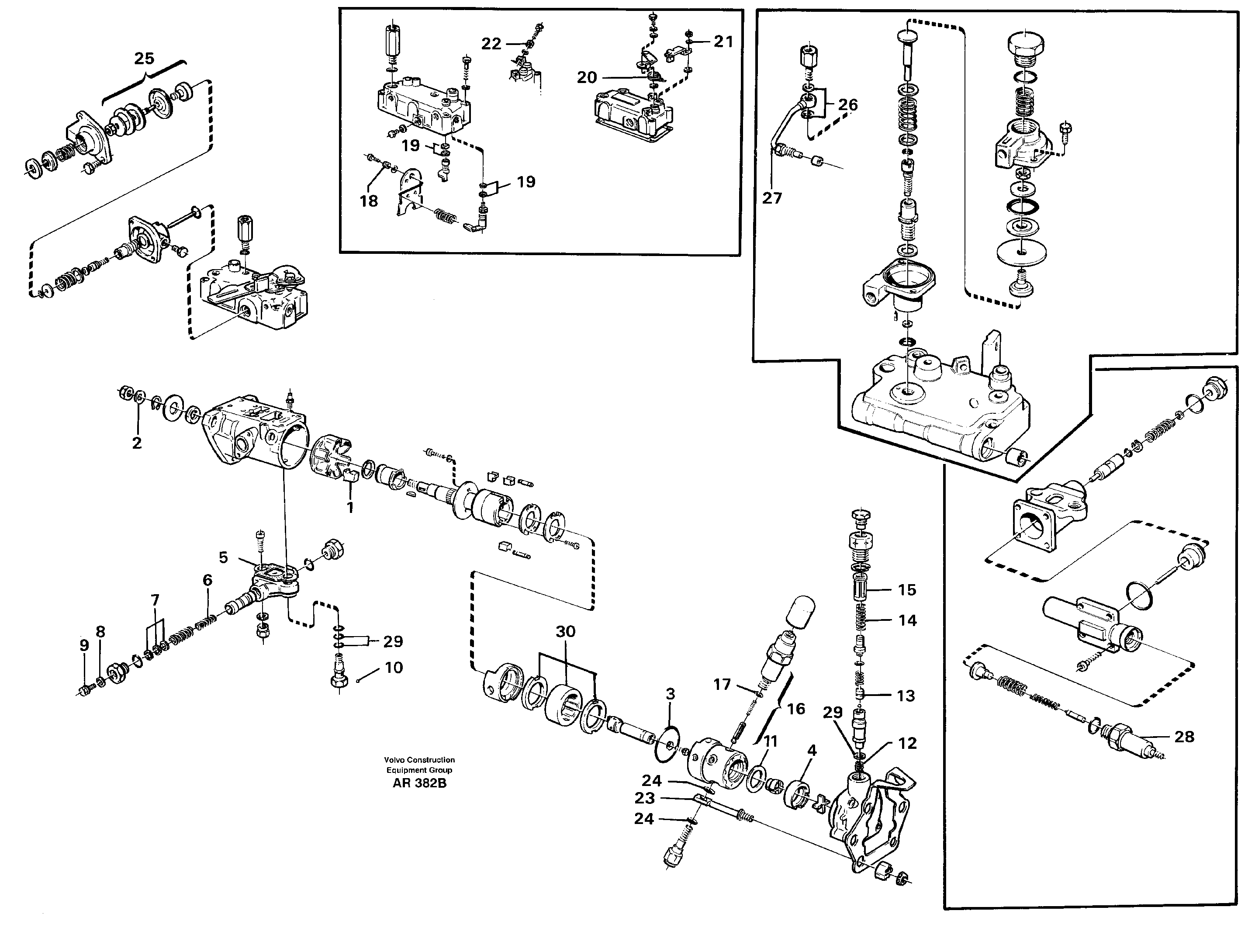 Injection pump  TD40GA, TD40GFE — volvo parts diagram