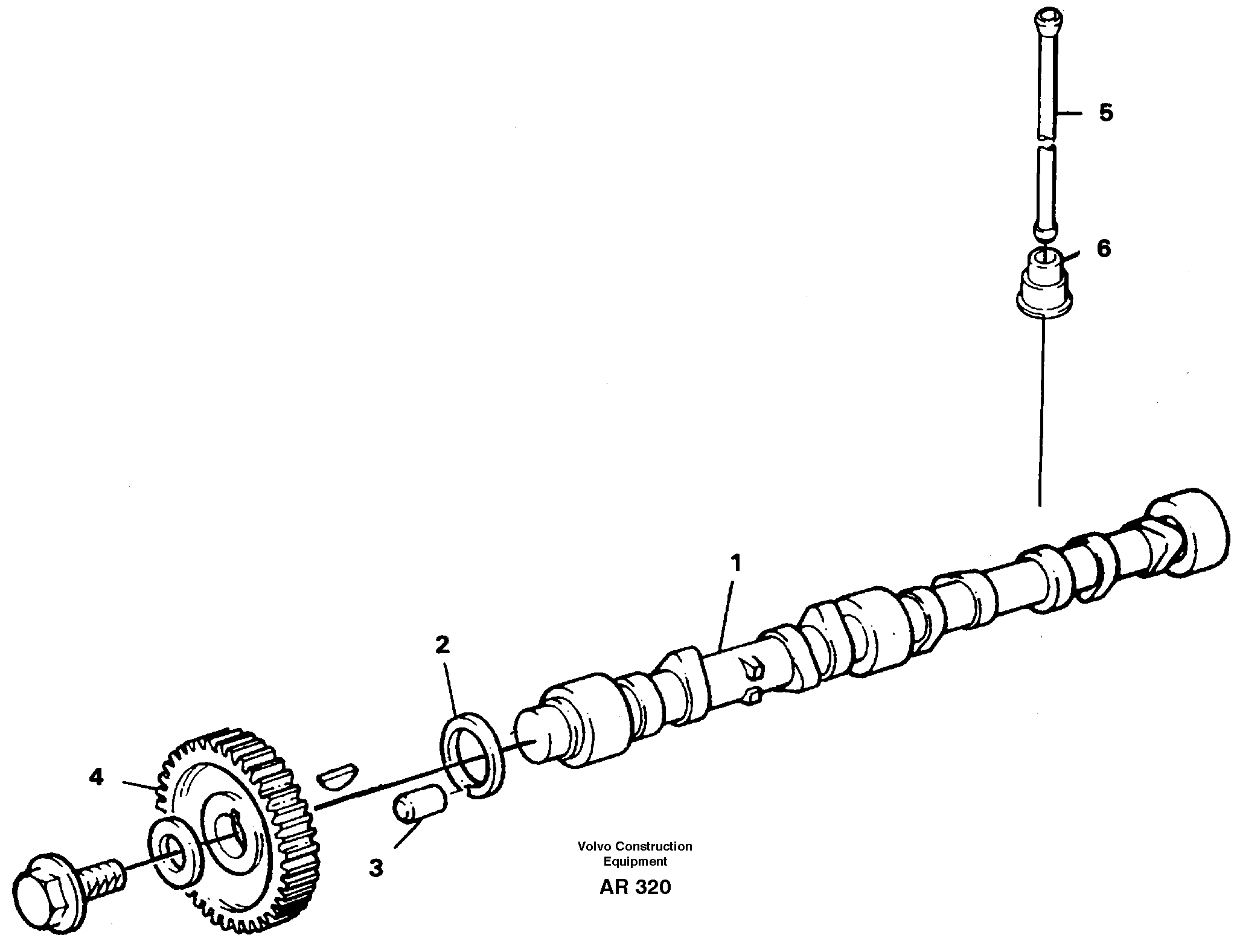Camshaft — volvo parts diagram