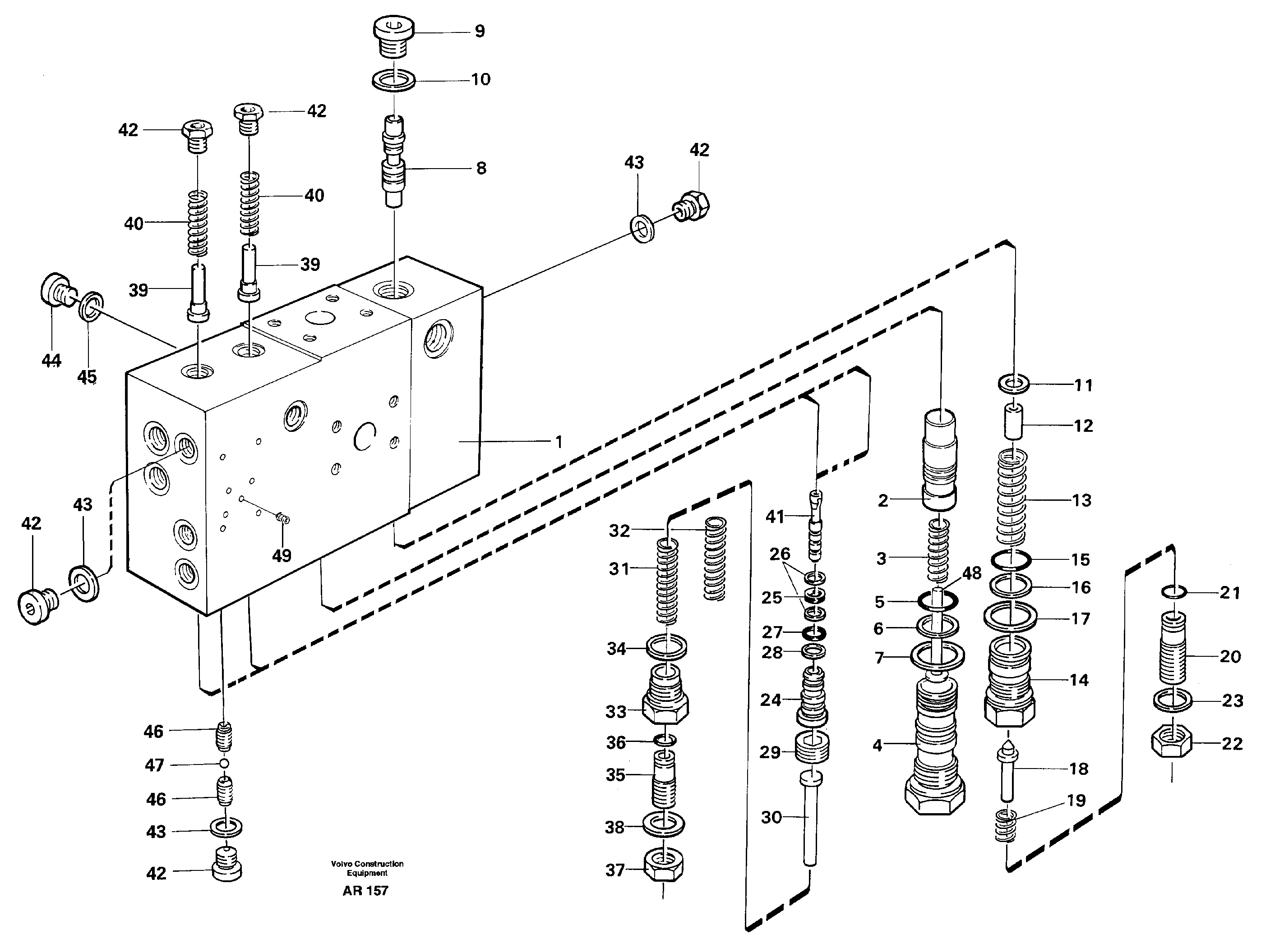 Valve housing — volvo parts diagram
