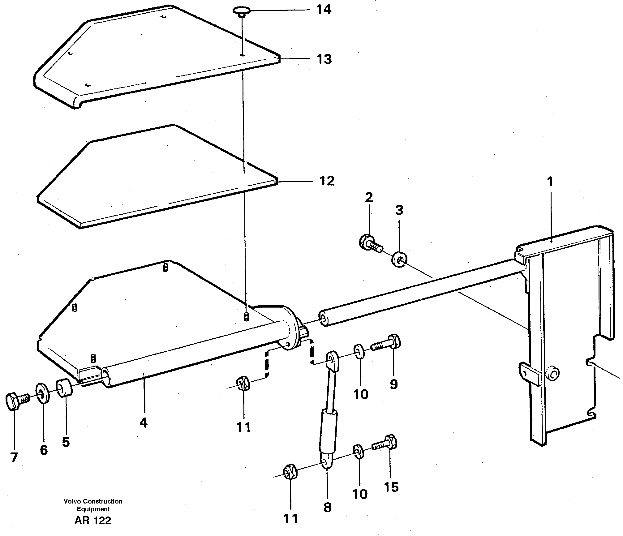 Instructor's seat  92464 — volvo parts diagram