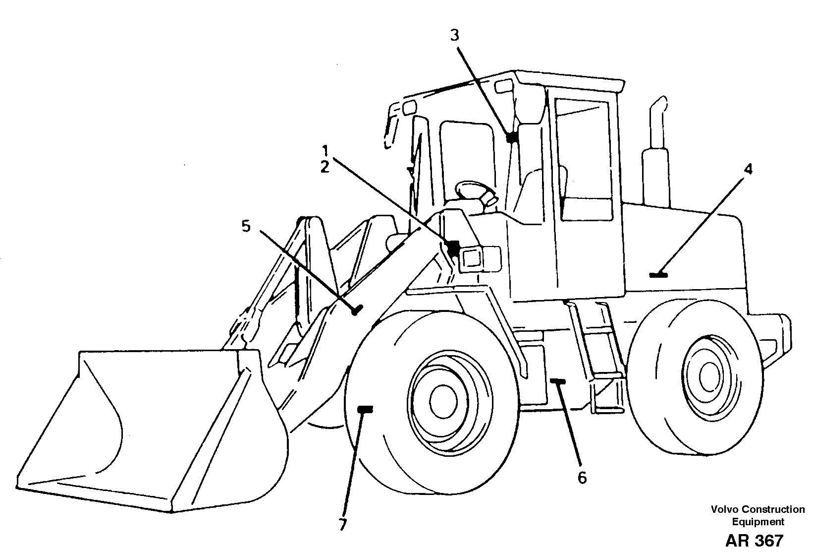Product sign plate — volvo parts diagram
