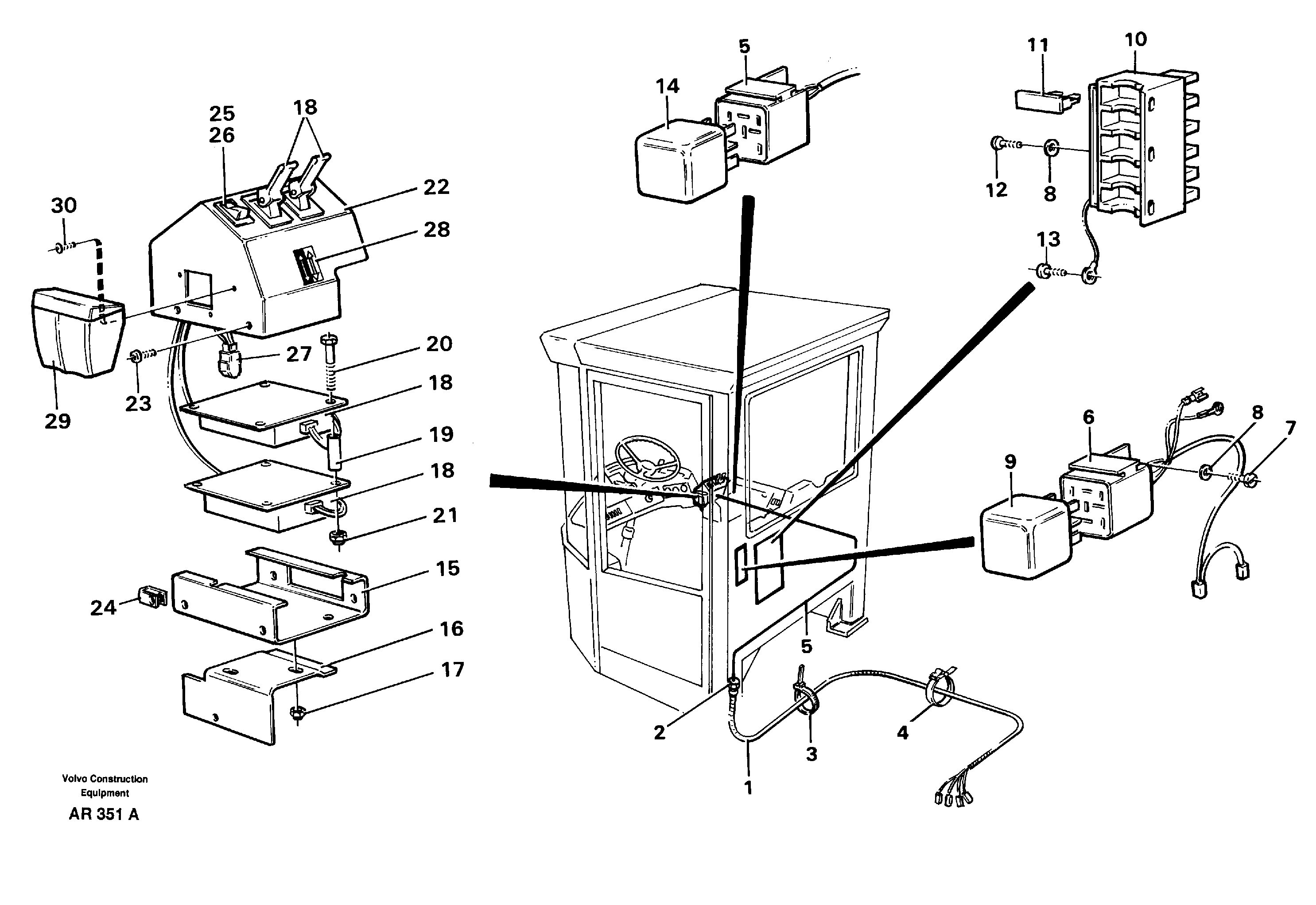 Electrical system: 5:th and 6:th fuction  94777 — volvo parts diagram
