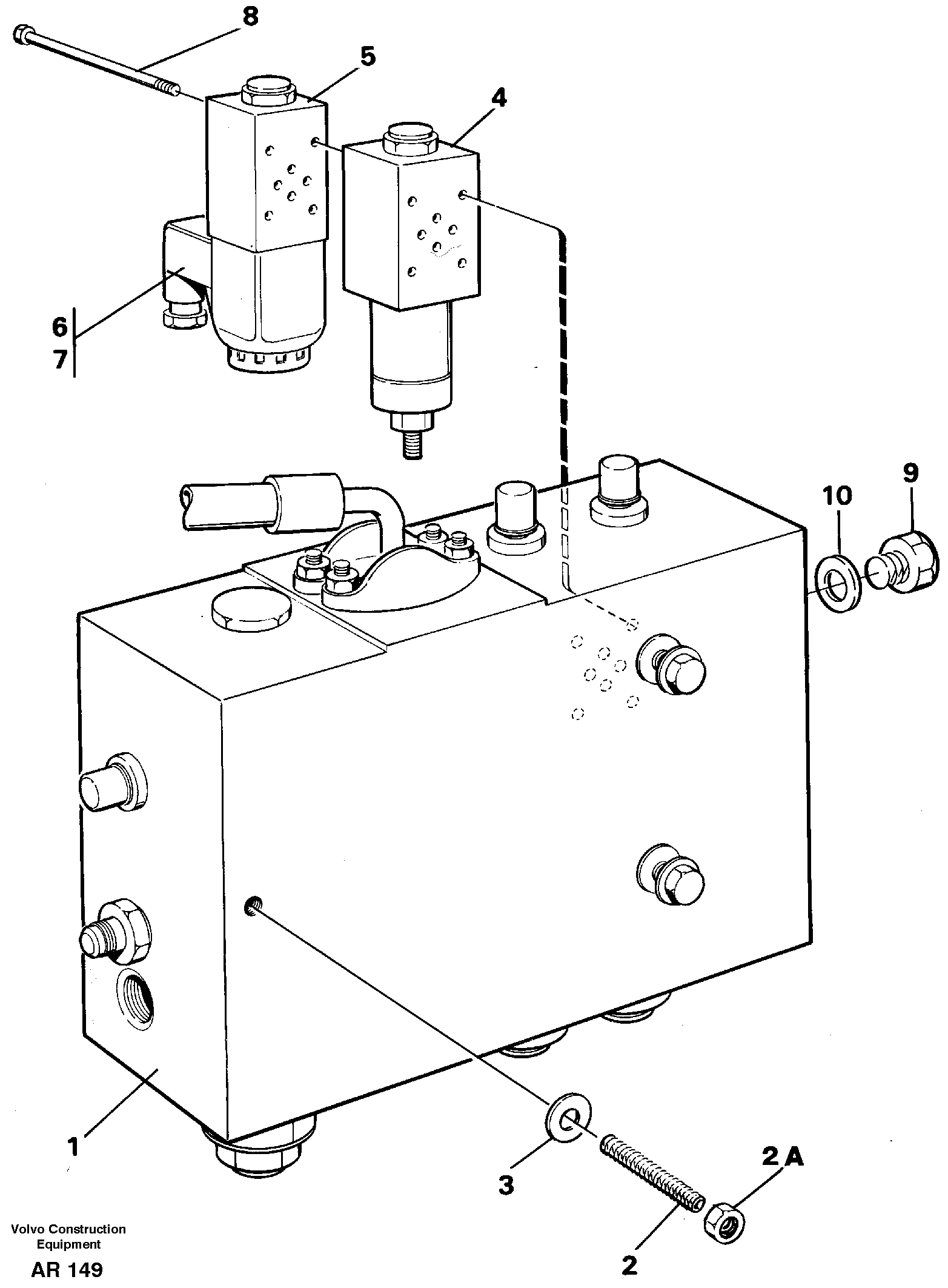 Valve body Assembly — volvo parts diagram