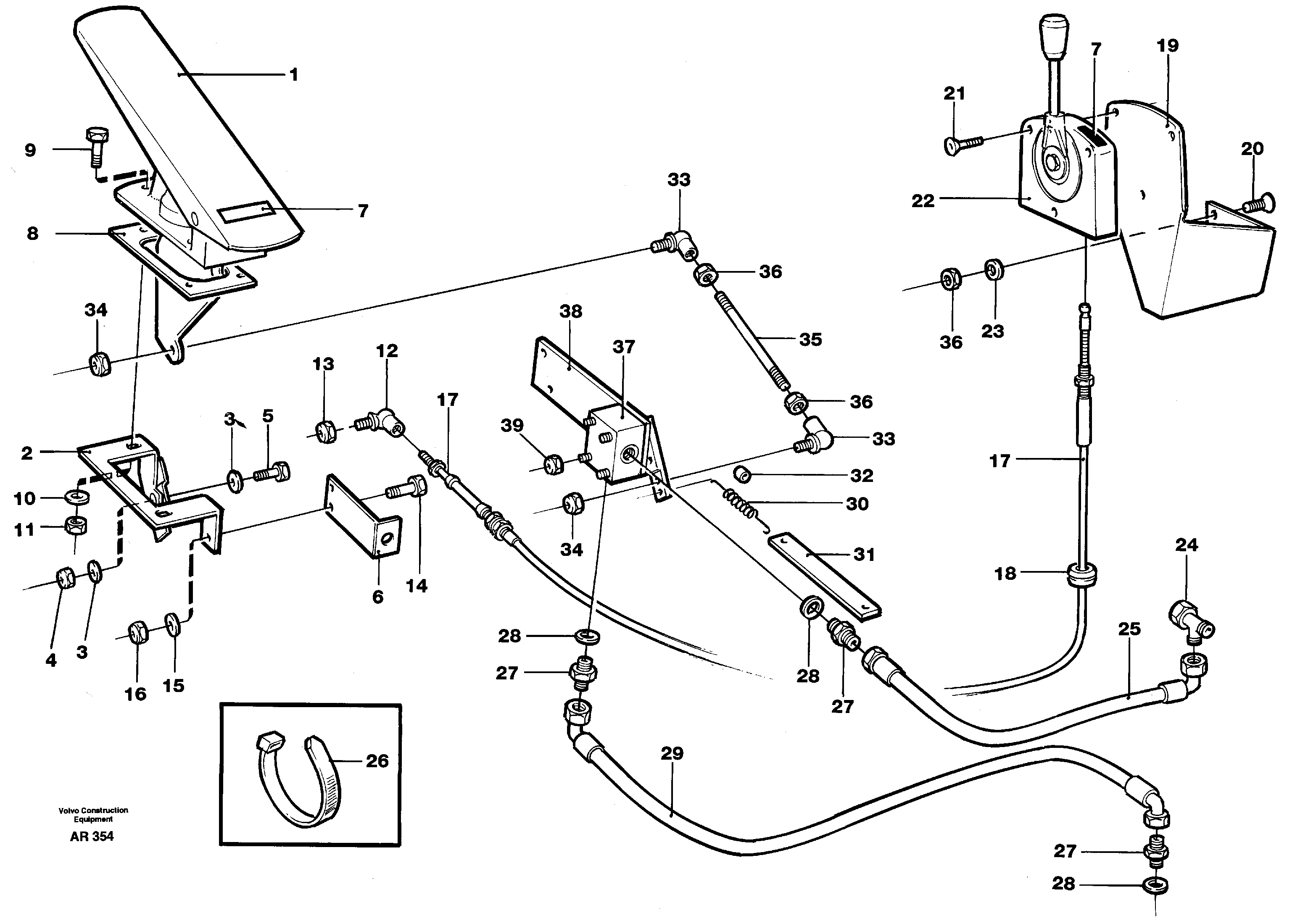 Speed control  92958 — volvo parts diagram