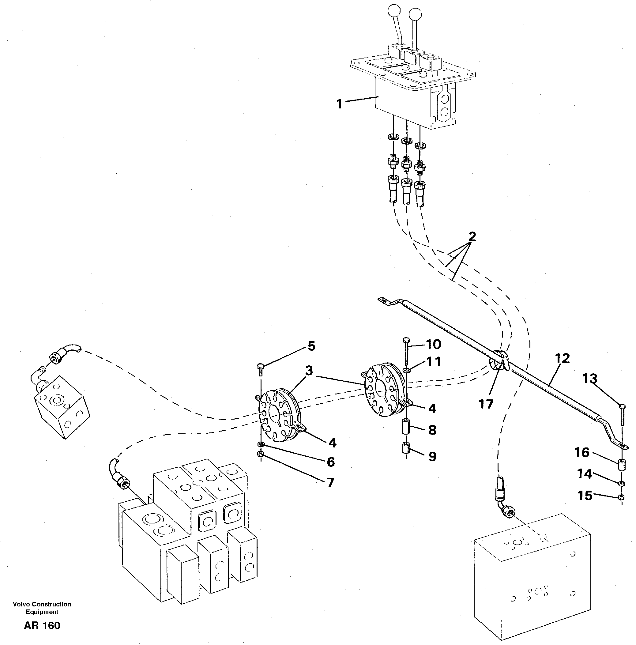 Servo hydraulic Fitting parts  33730 — volvo parts diagram