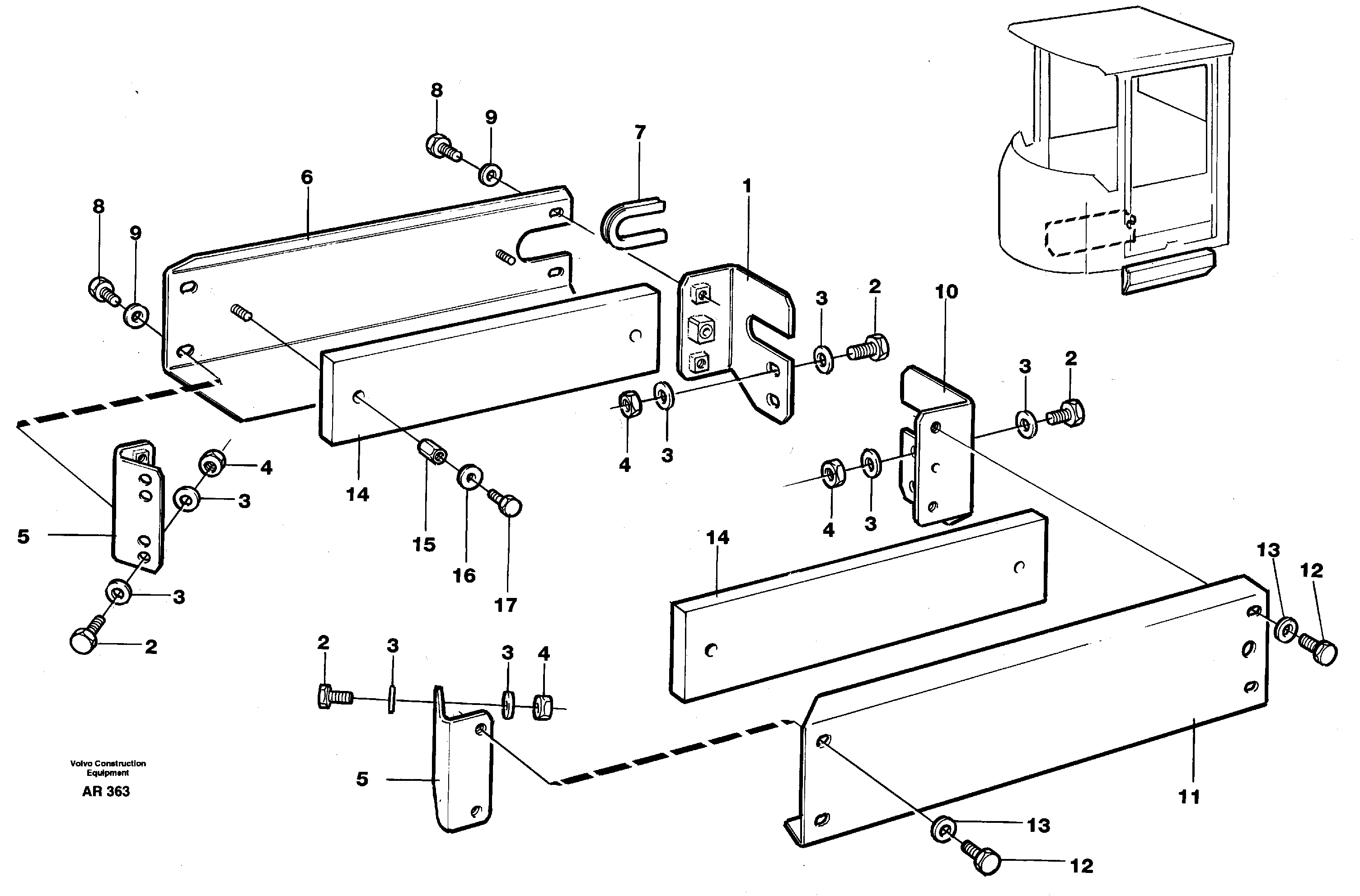 Side hatches  94473, 92624 — volvo parts diagram