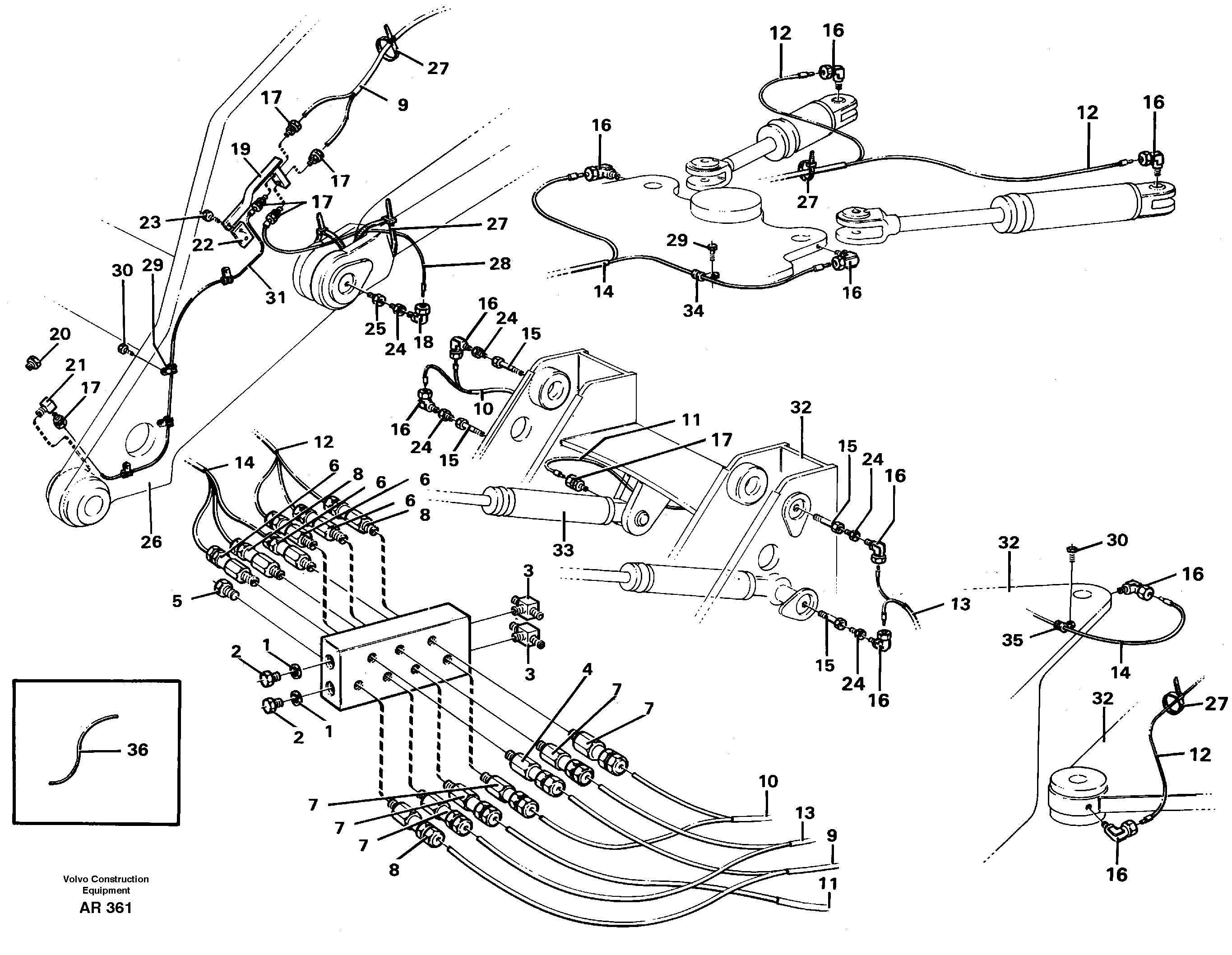 Distribution block, B1  92752 — volvo parts diagram