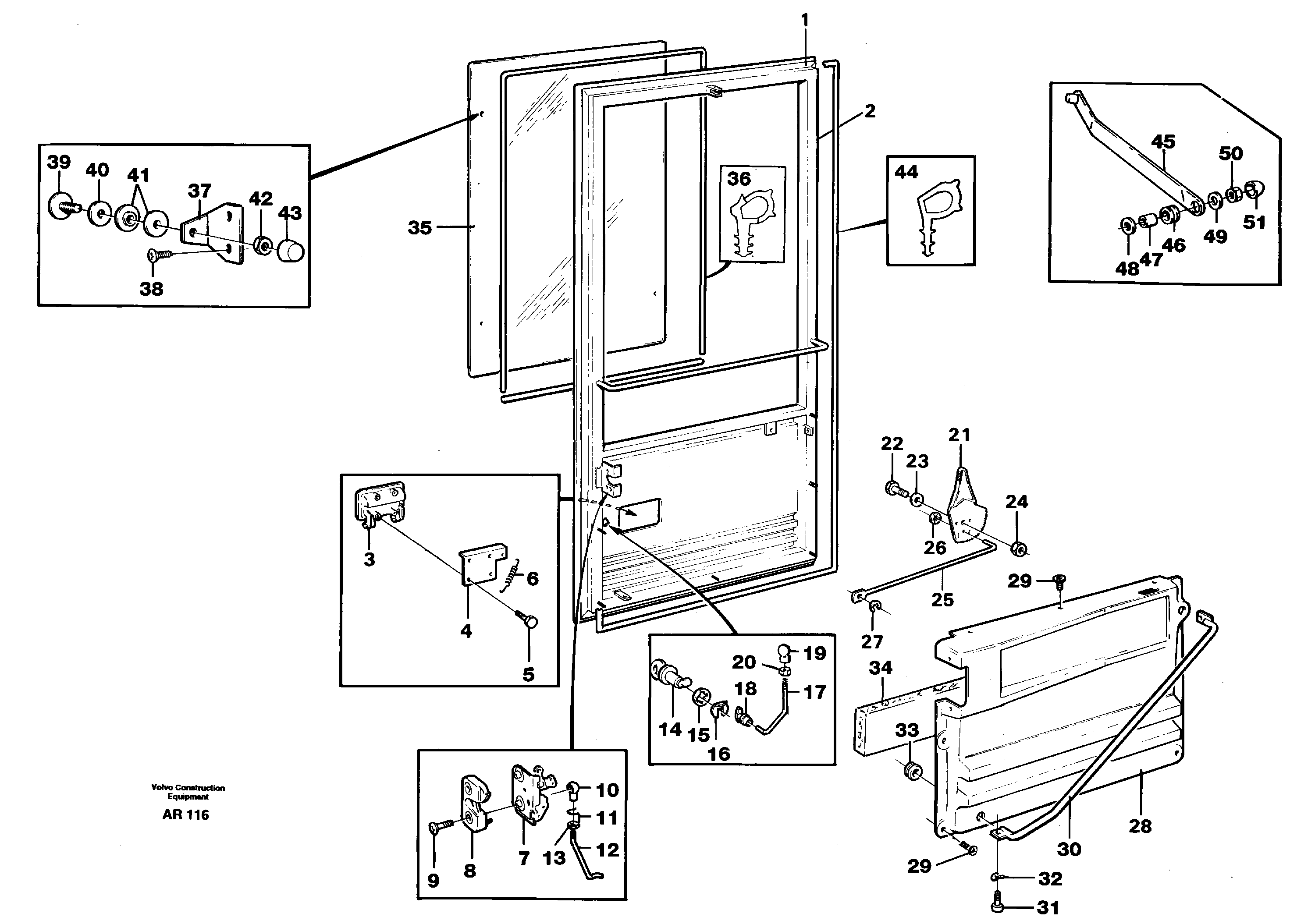 Door — volvo parts diagram