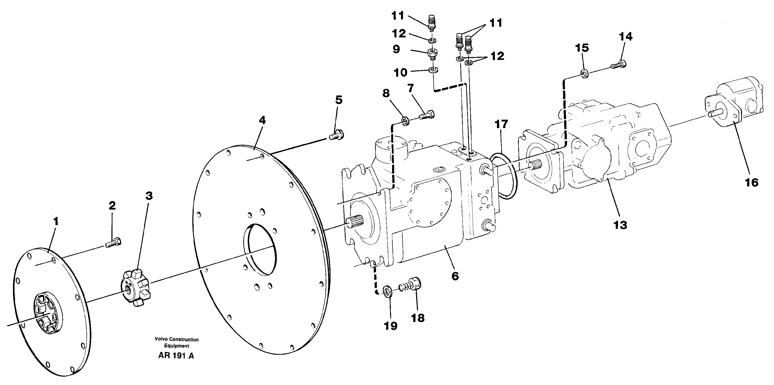 Pump, Mounting — volvo parts diagram