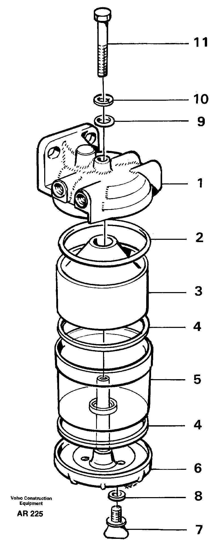Filter — volvo parts diagram