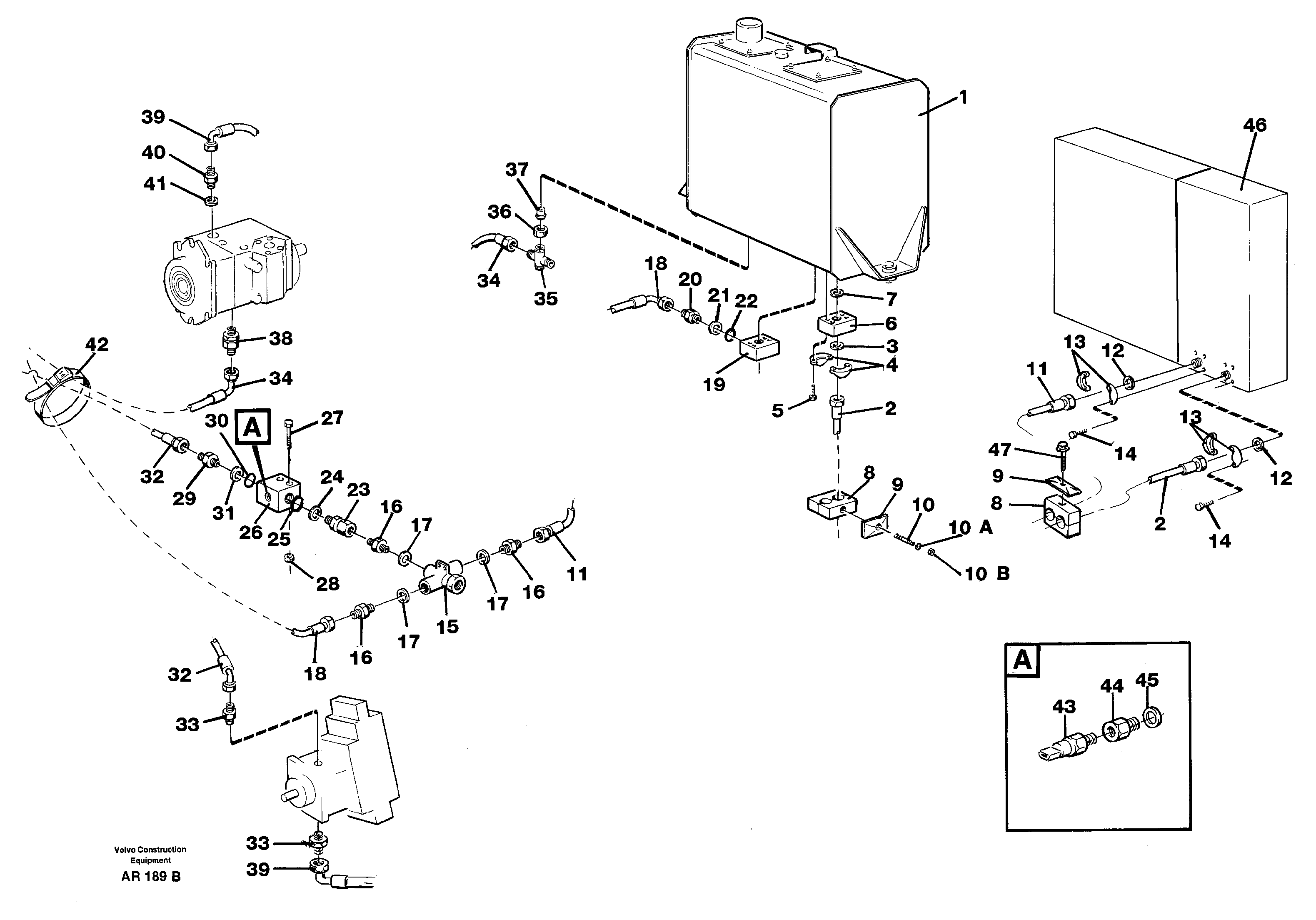 Cooling system — volvo parts diagram