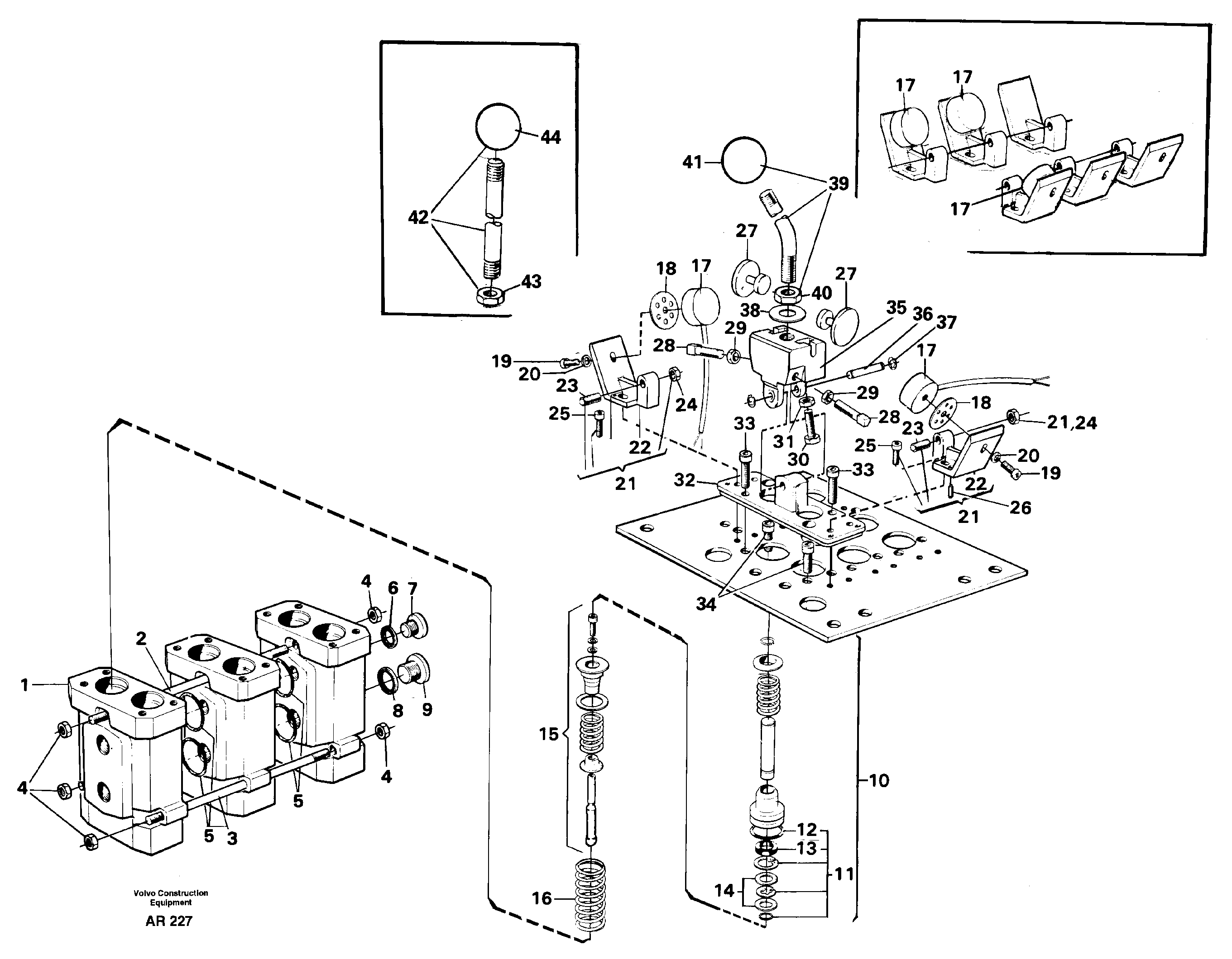 Servo valve  STD, 94879 , 94850, 92163, 92164,93691 — volvo parts diagram