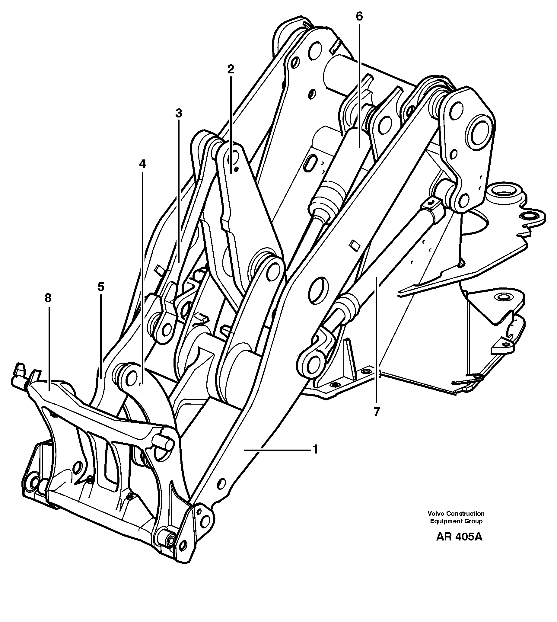 Lifting unit  33739 — volvo parts diagram