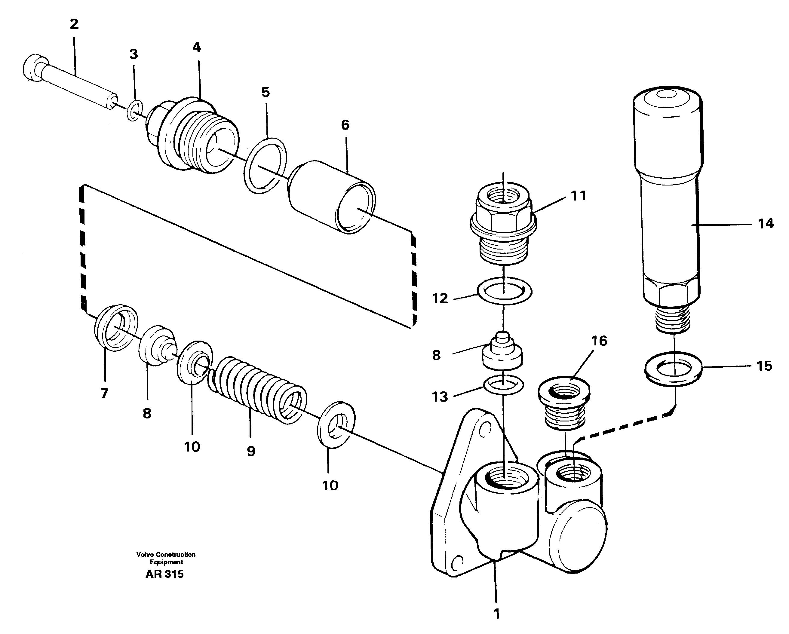 Feed pump  TD 40 KAE — volvo parts diagram