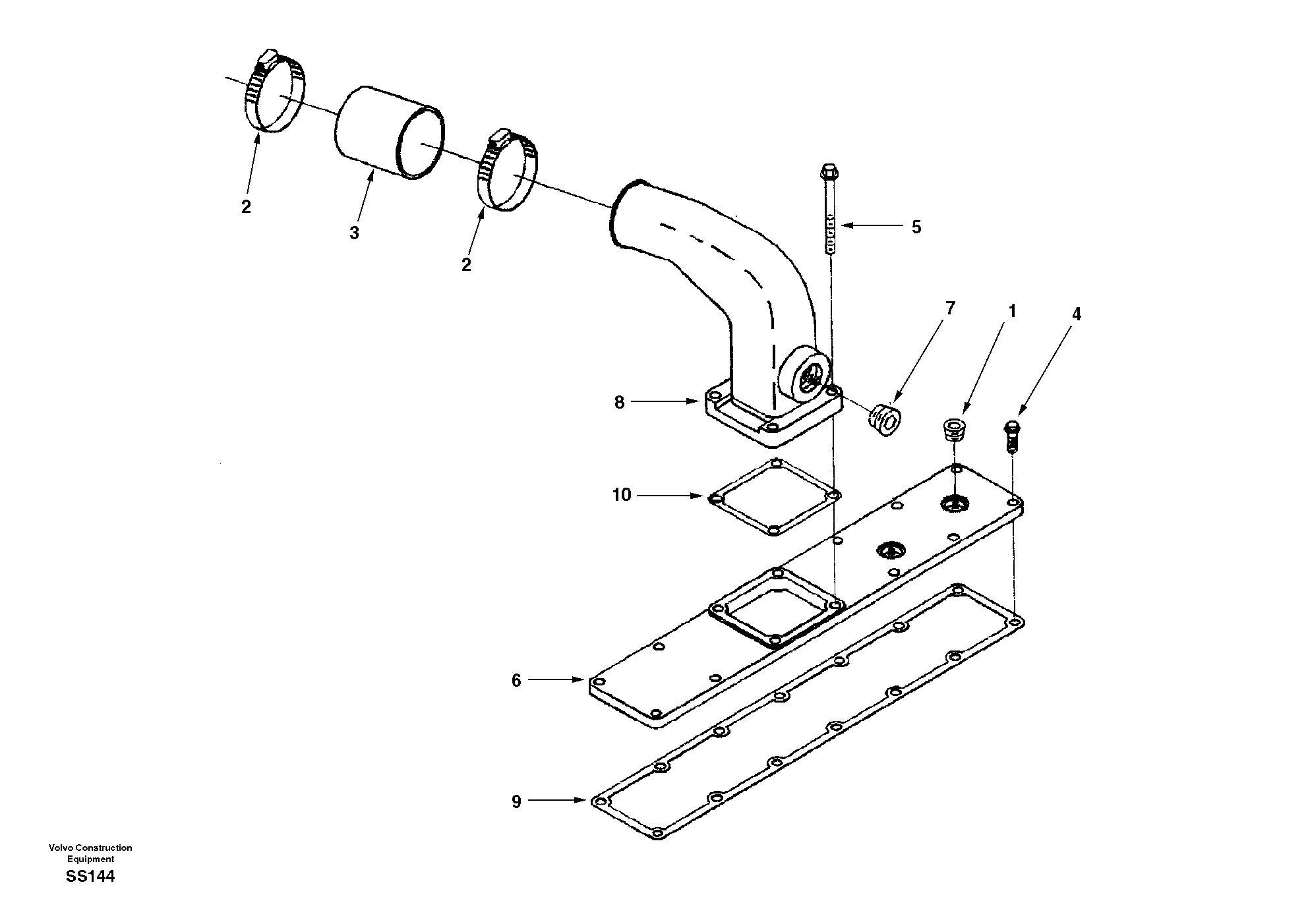 Intercooler — volvo parts diagram