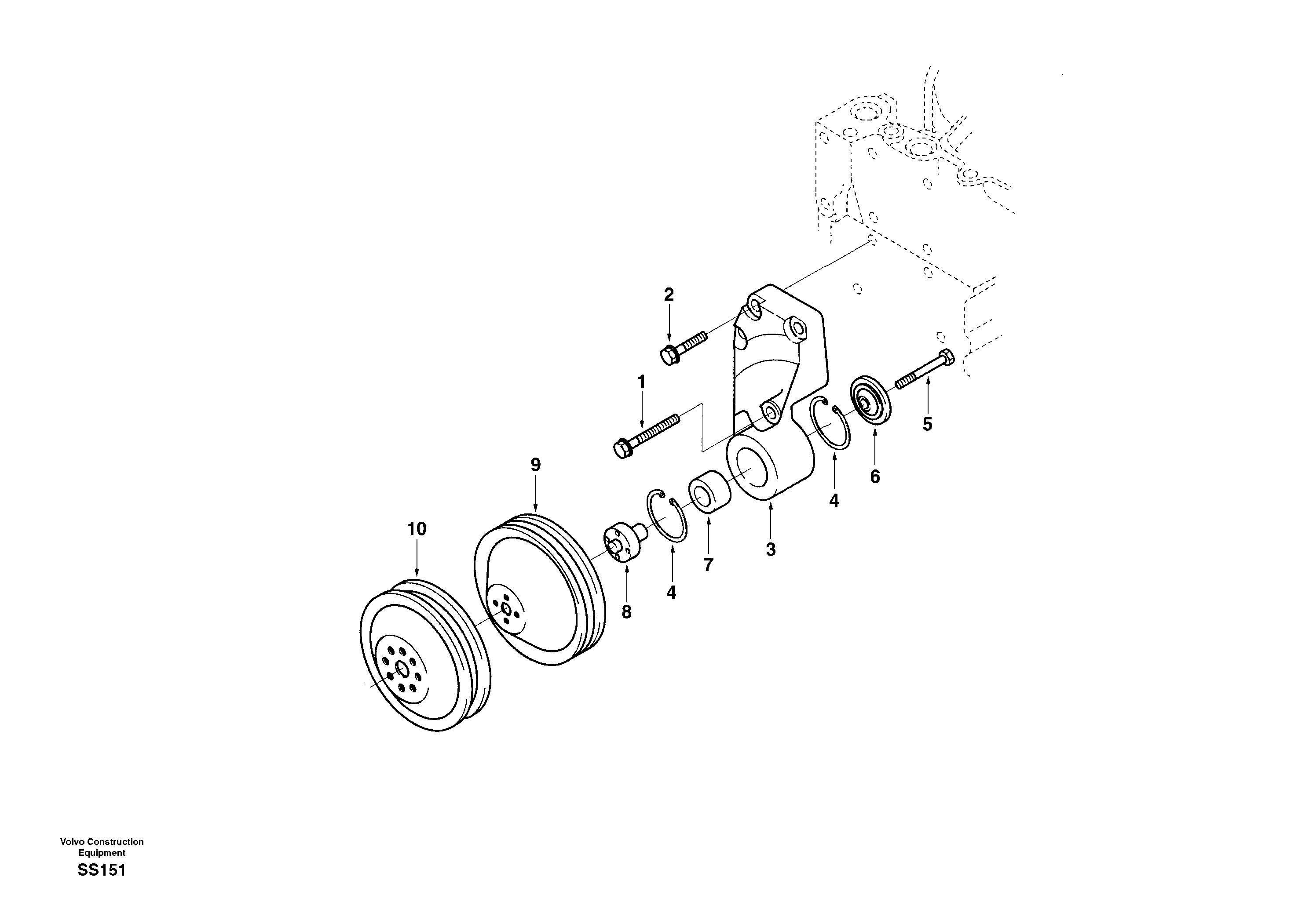 Fan drive — volvo parts diagram
