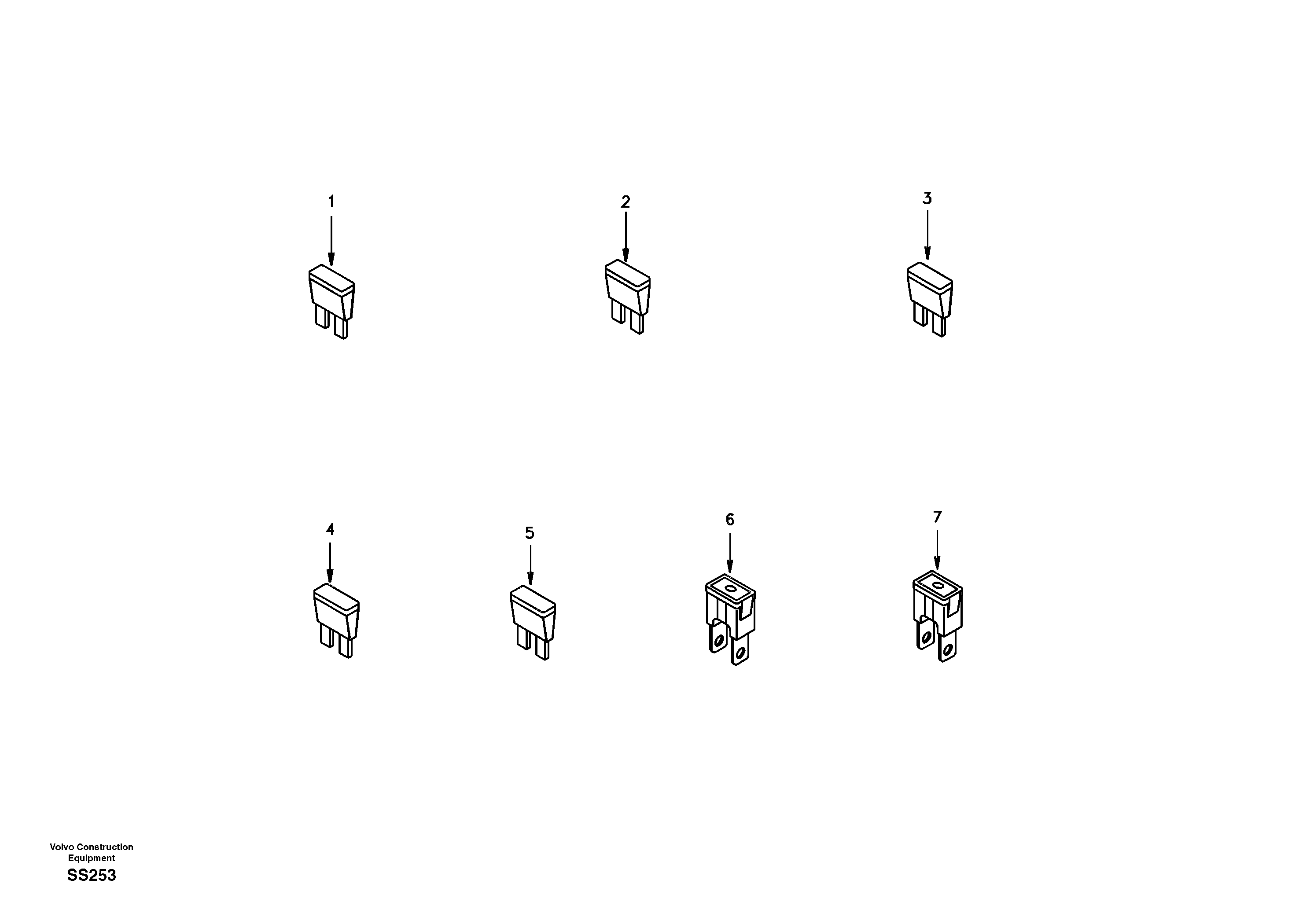 Spare parts kit — volvo parts diagram