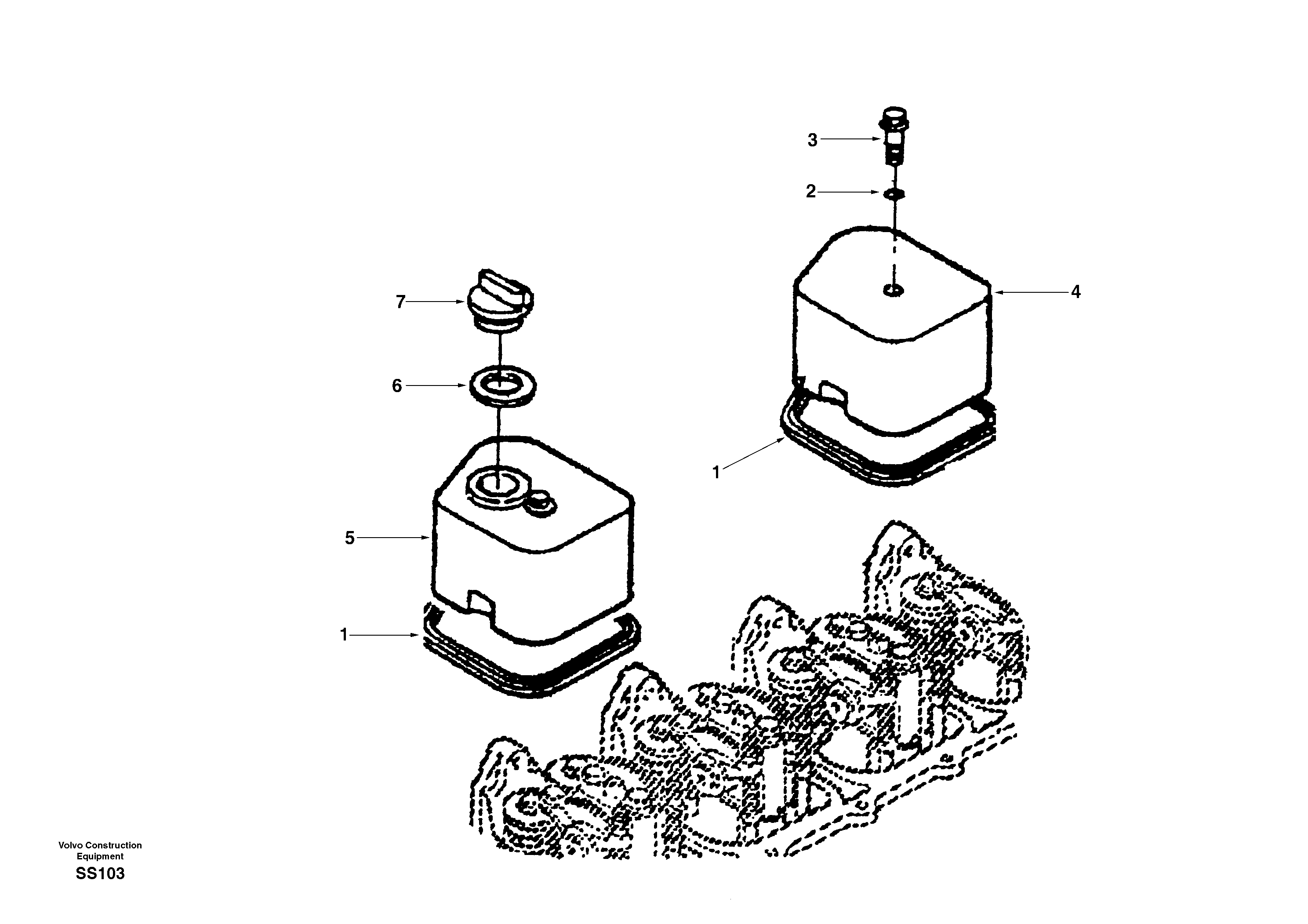 Valve cover — volvo parts diagram