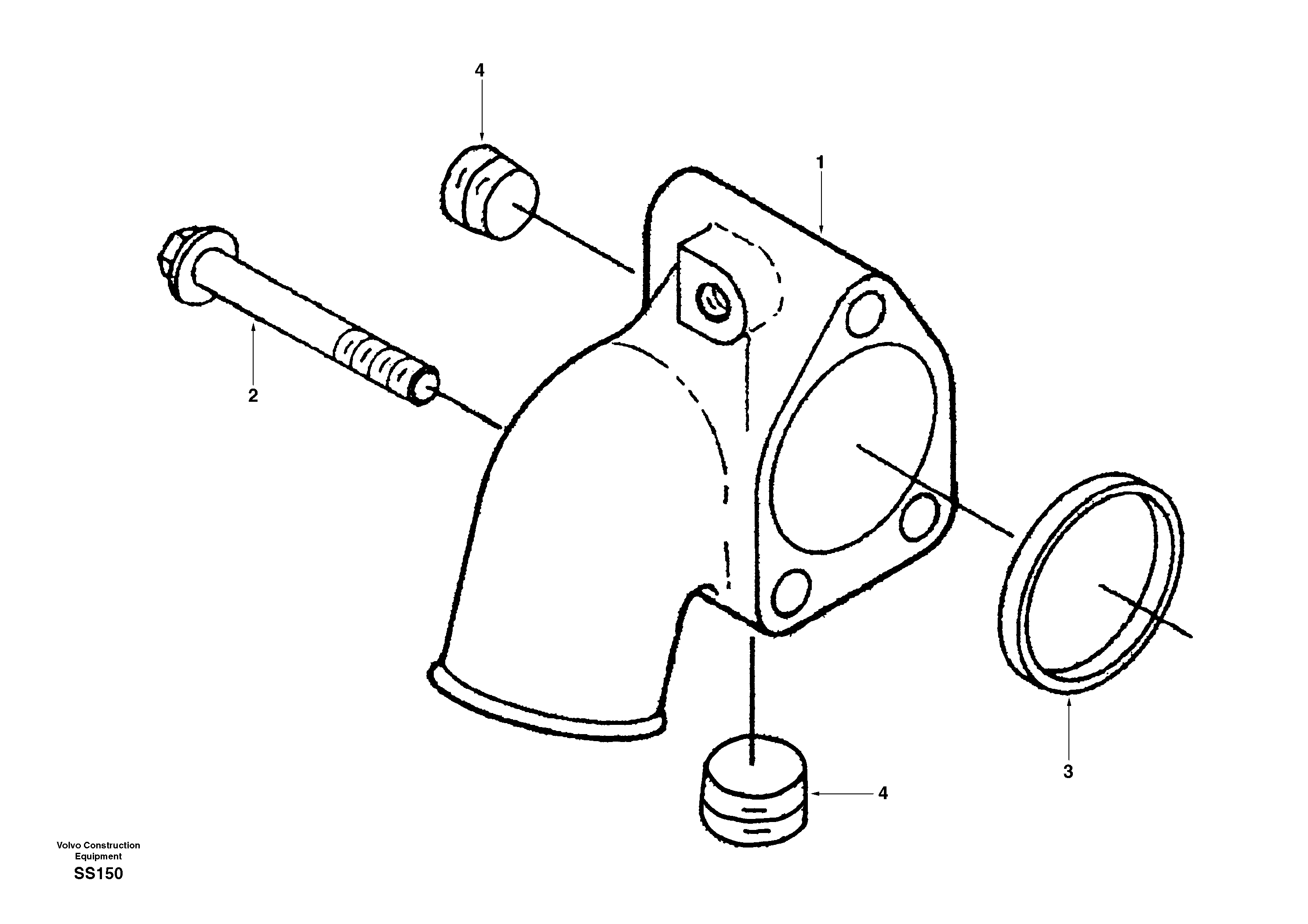 Water inlet connection — volvo parts diagram
