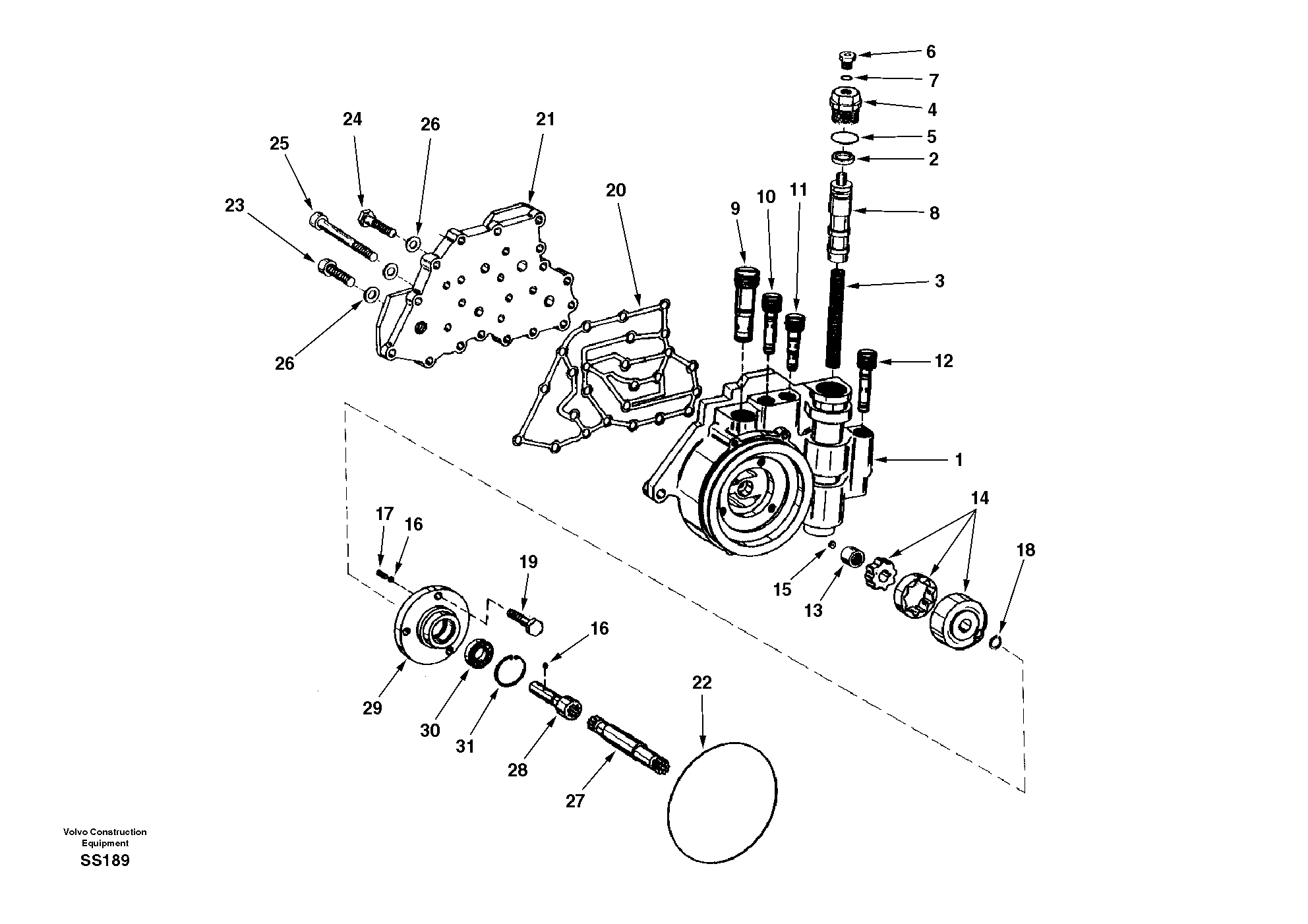 Gear shift sensor — volvo parts diagram