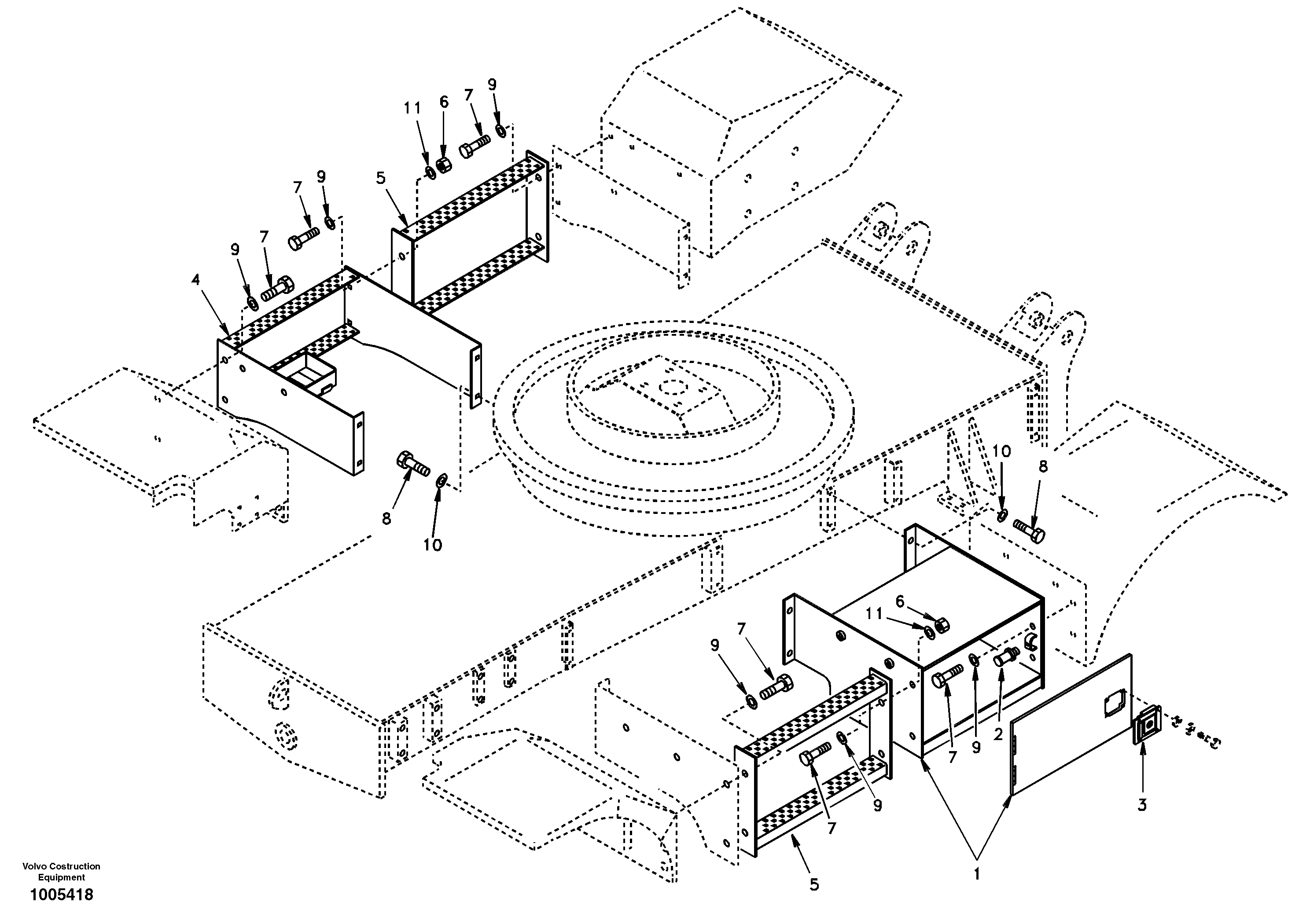 Foot step — volvo parts diagram
