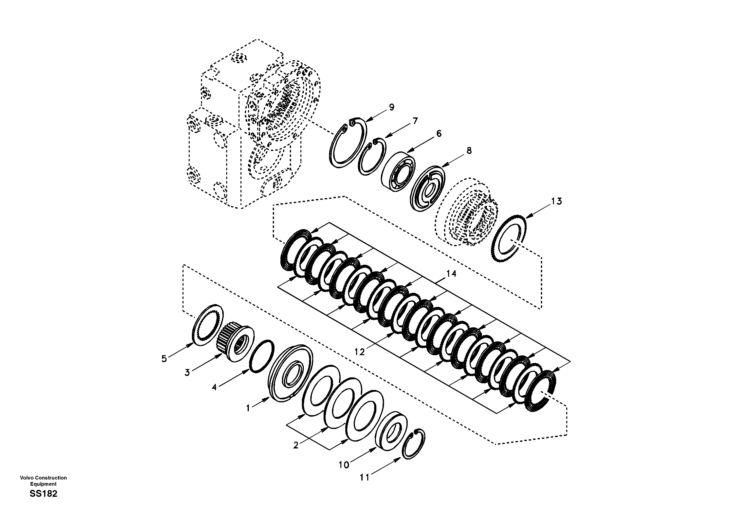 Coupling — volvo parts diagram
