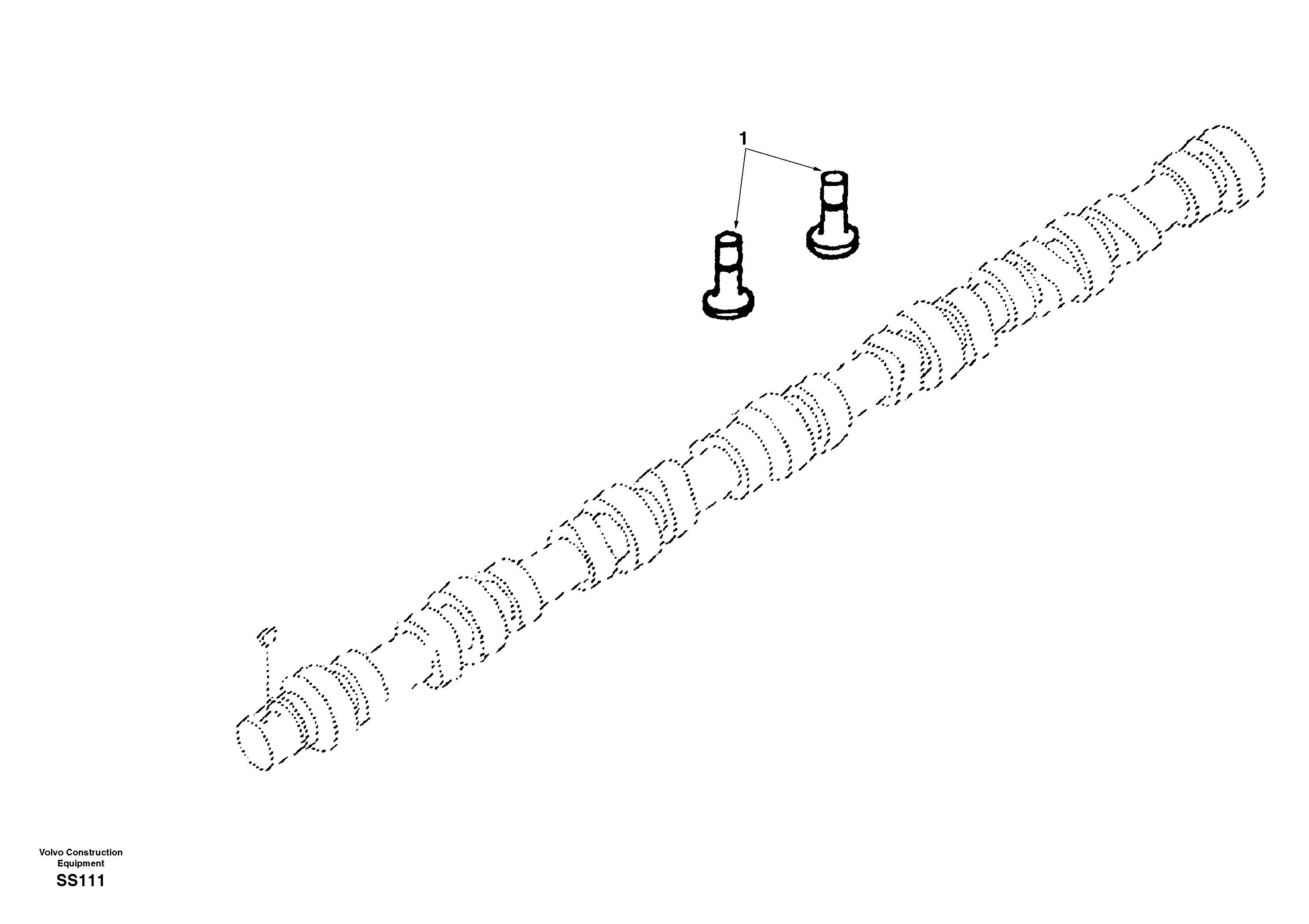 Valve tappet — volvo parts diagram
